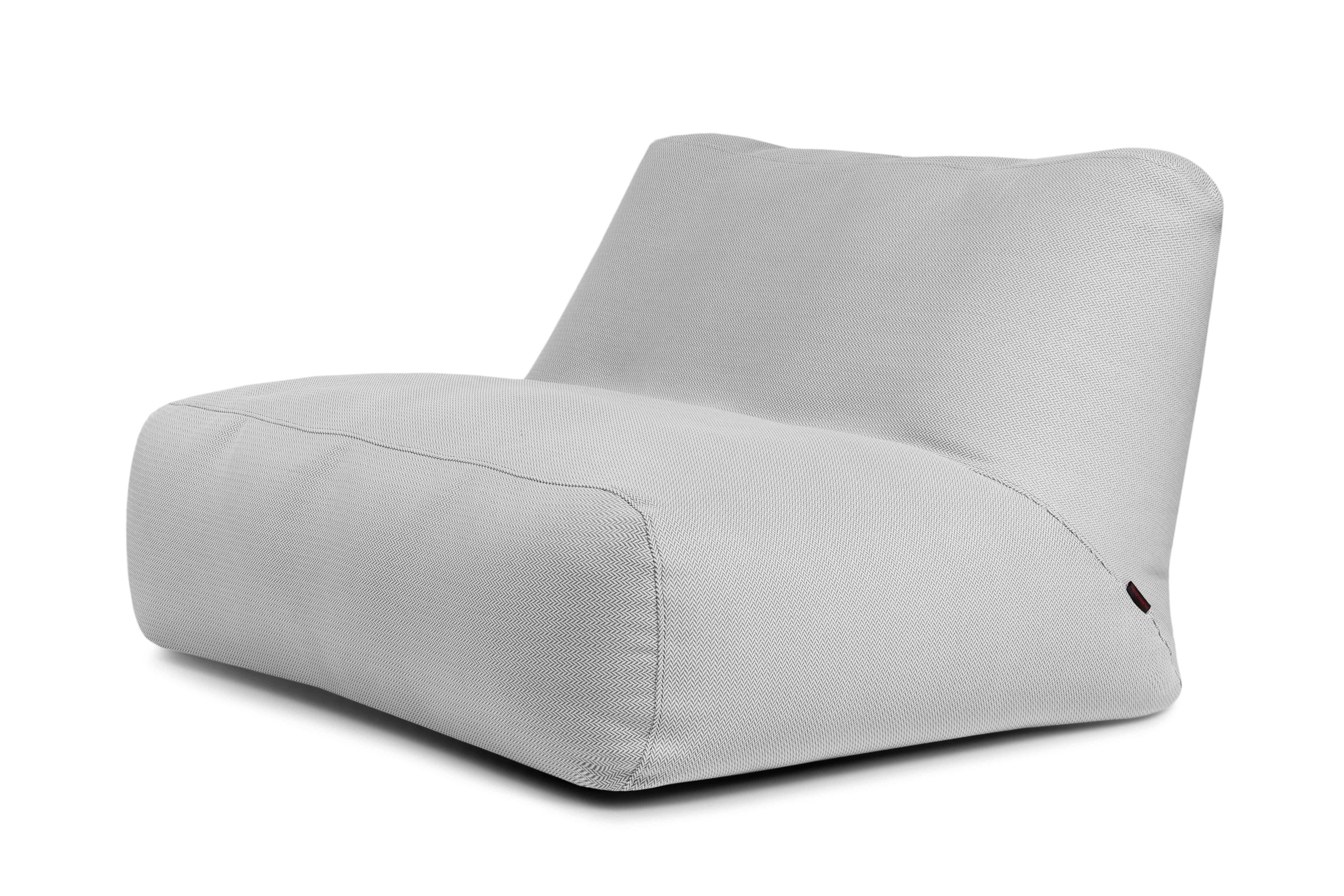 Bean bag Sofa Tube Canaria Light Grey