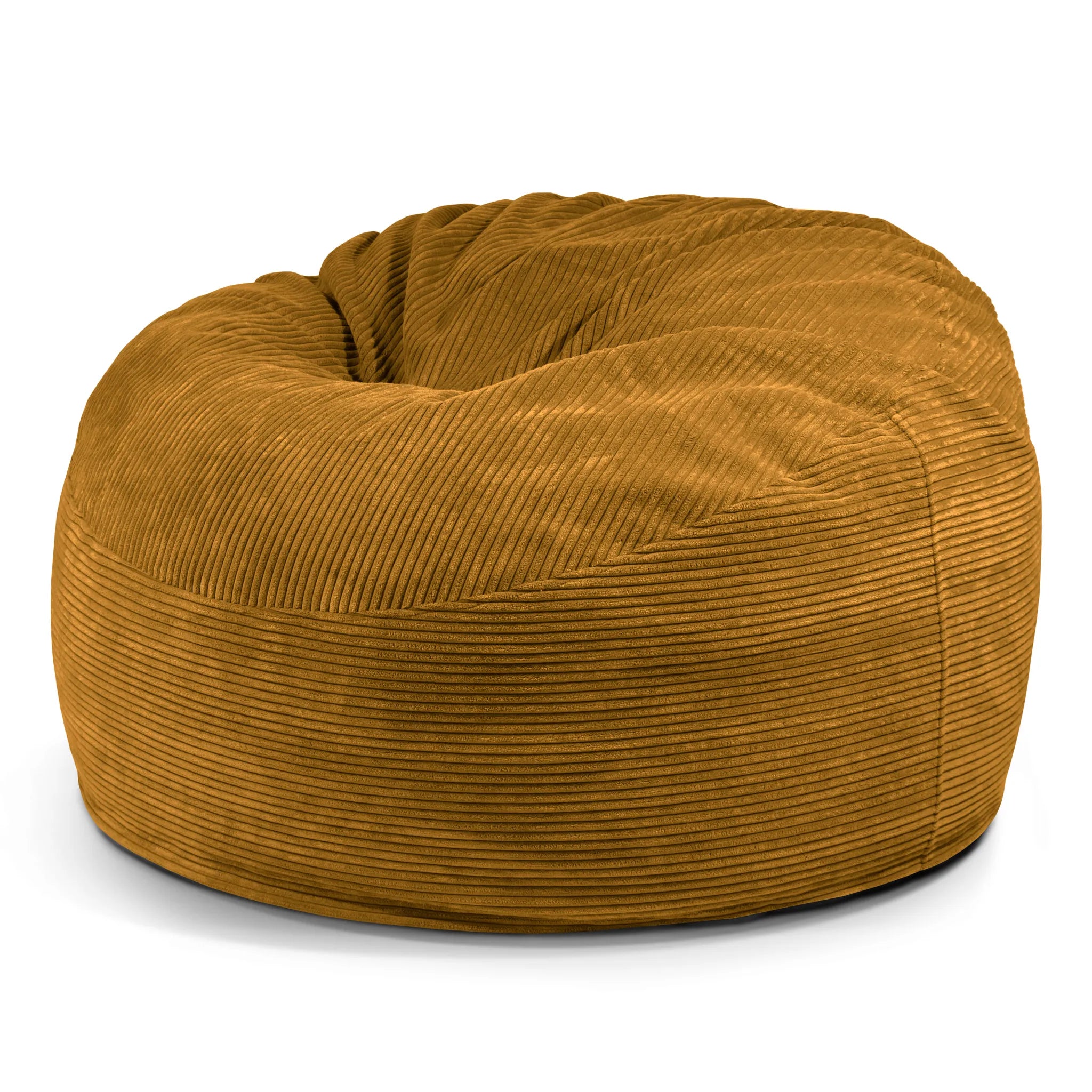 Sittsäck Om 110 Waves Mustard med mjukt och lyxigt tyg för maximal avkoppling.