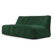 Sittsäck Soffa Tube 190 Lure Luxe Emerald Green