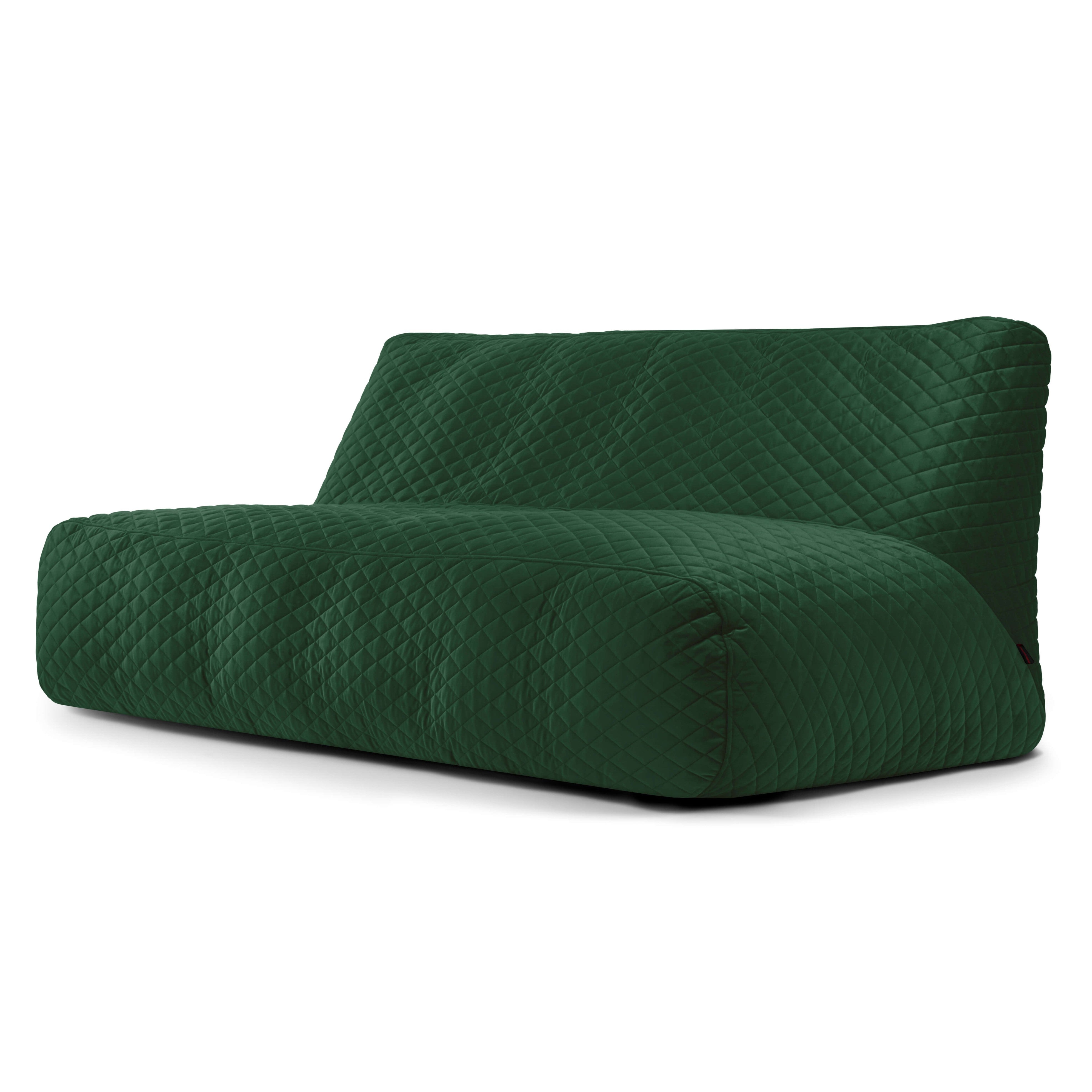 Sittsäck Soffa Tube 190 Lure Luxe Emerald Green