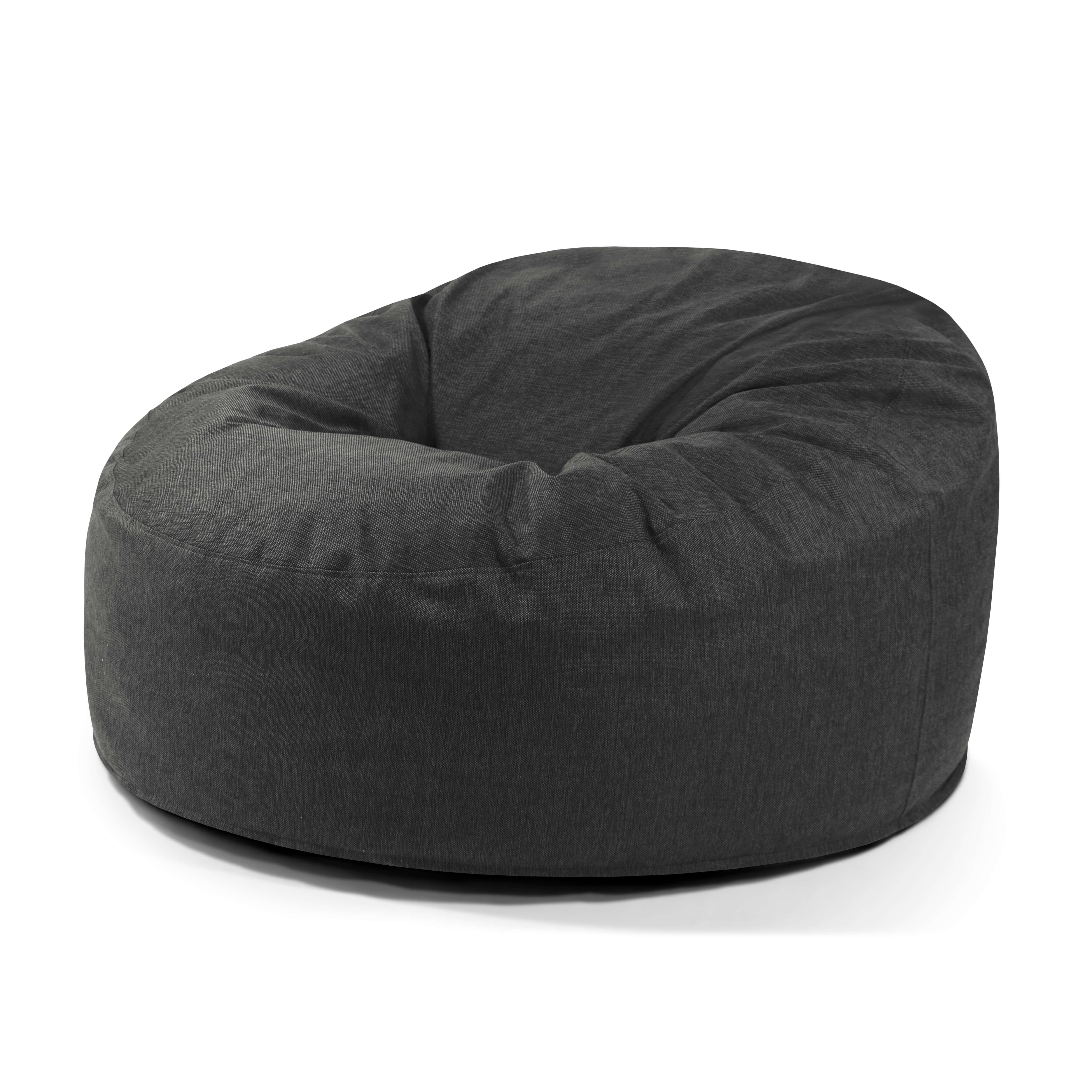 Foam Bean bag Om 135 Home Dark Grey