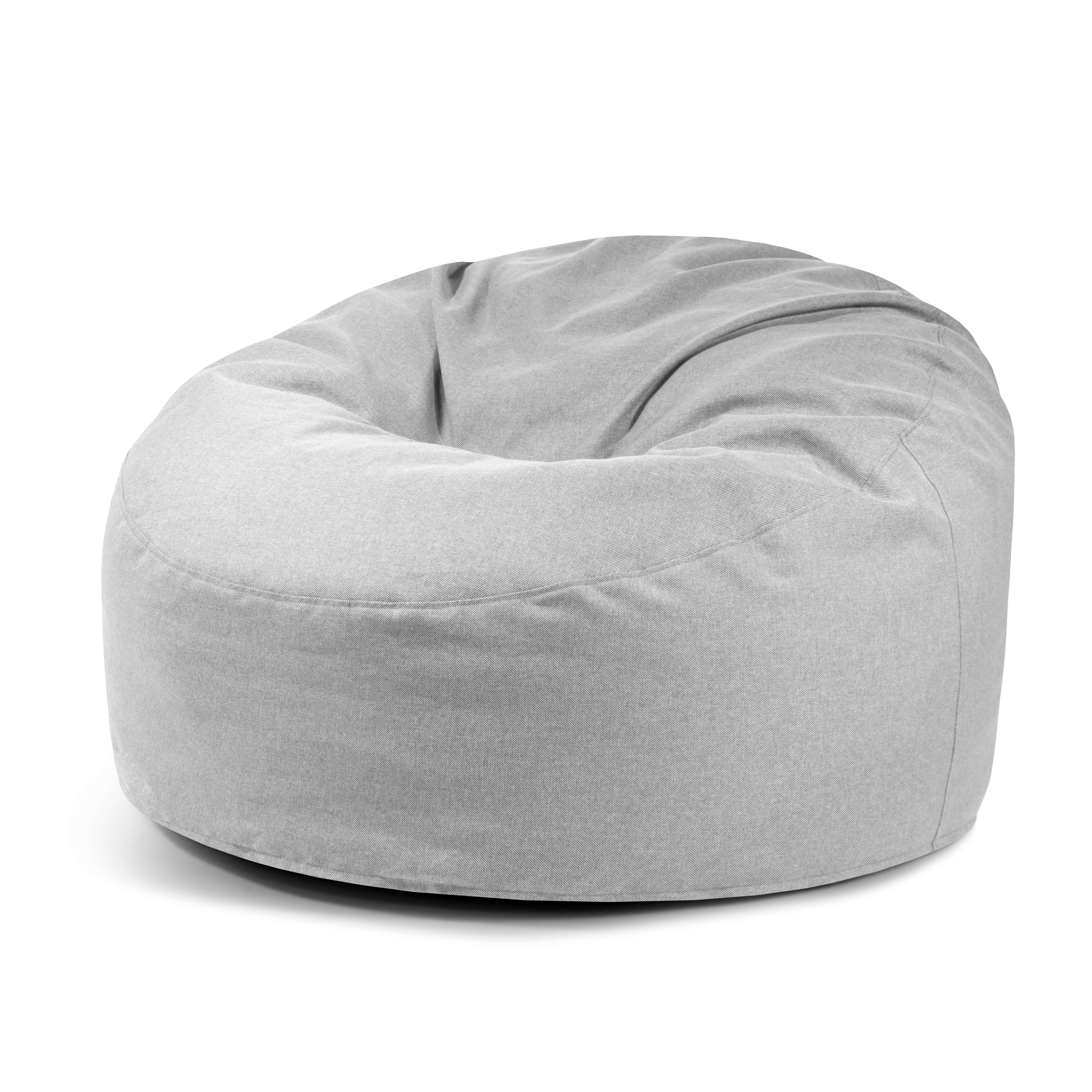 Foam Bean bag Om 135 Riviera Light Grey
