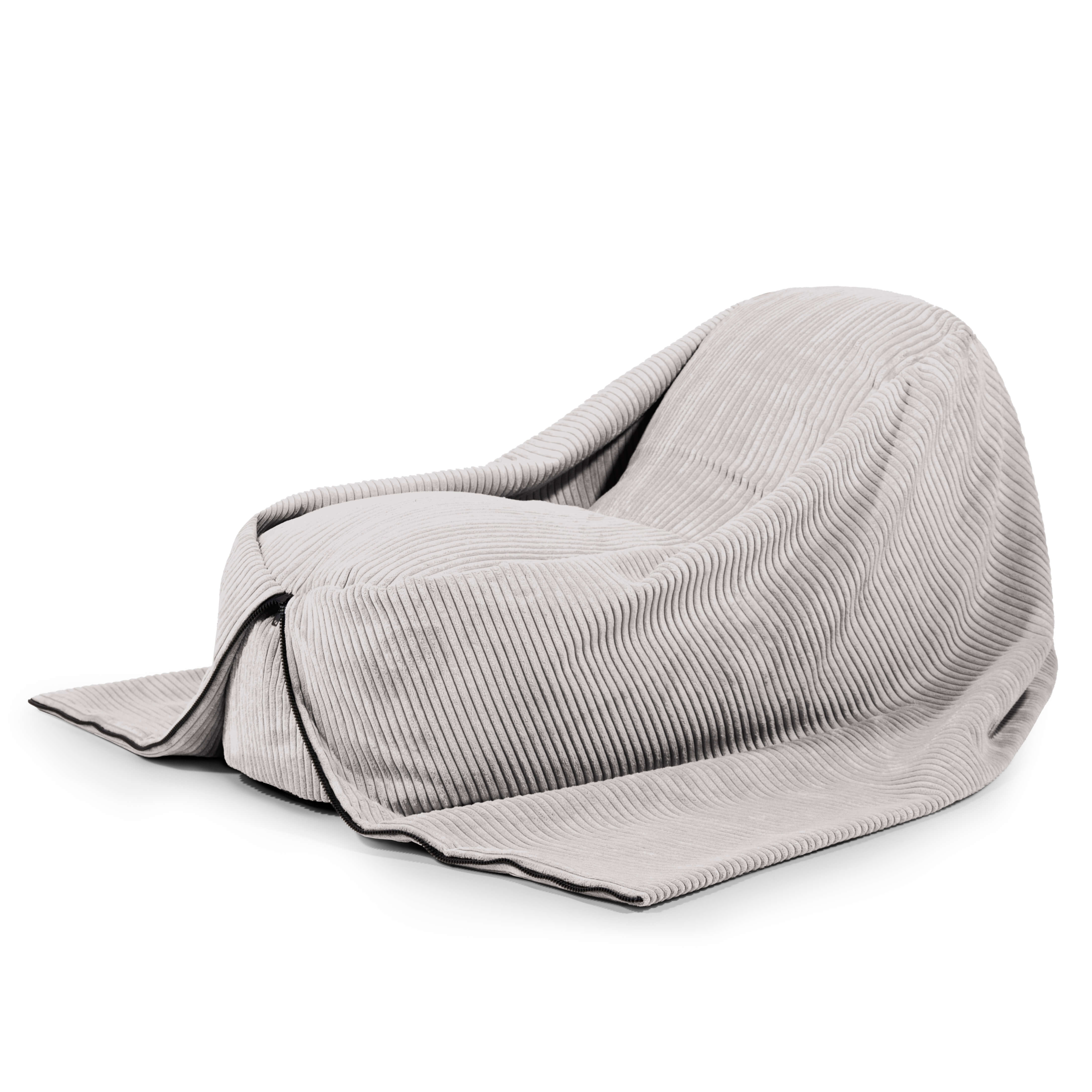 Bean bag Cocoon 120 Waves White Grey