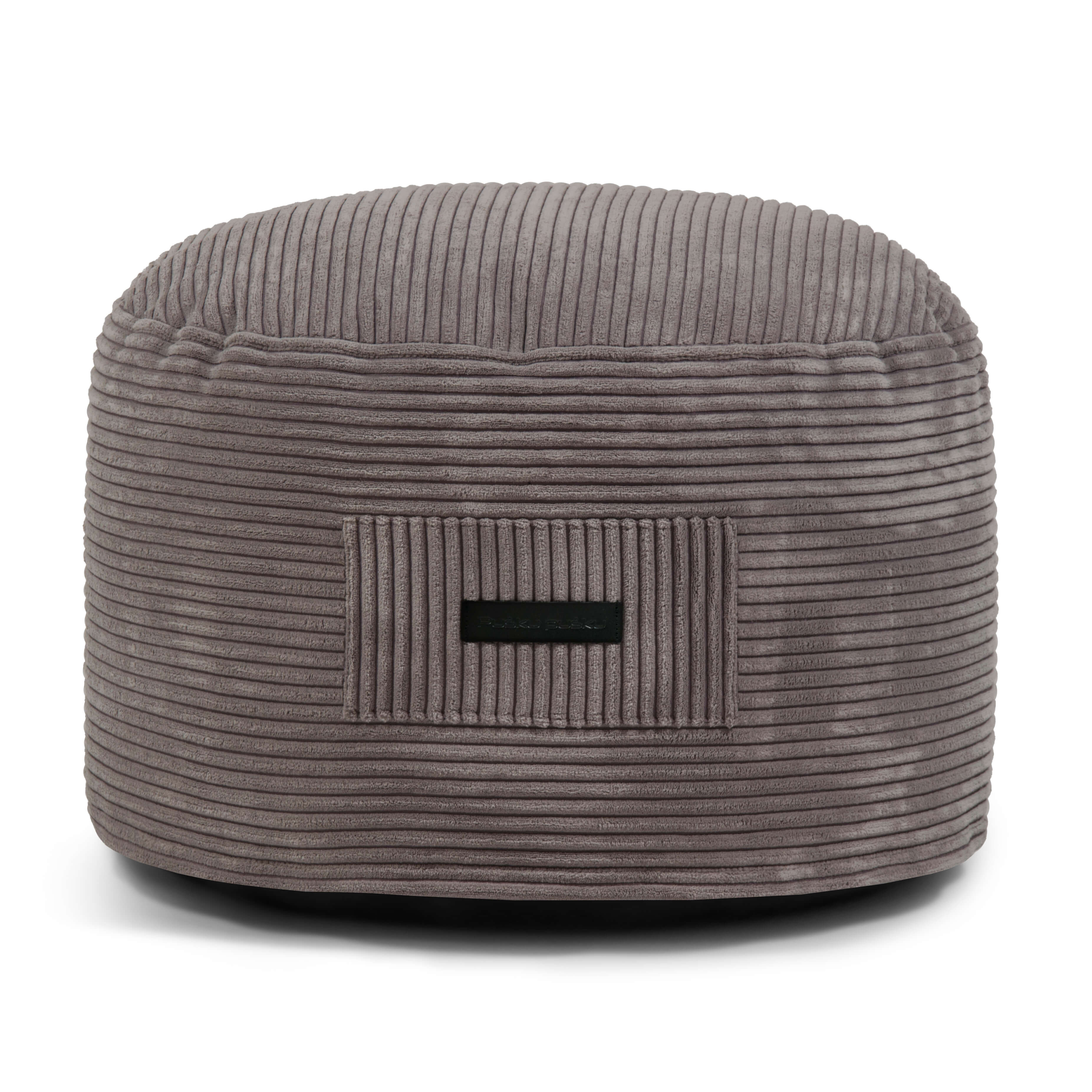 Foam Footstool On 60 Waves Dark Grey