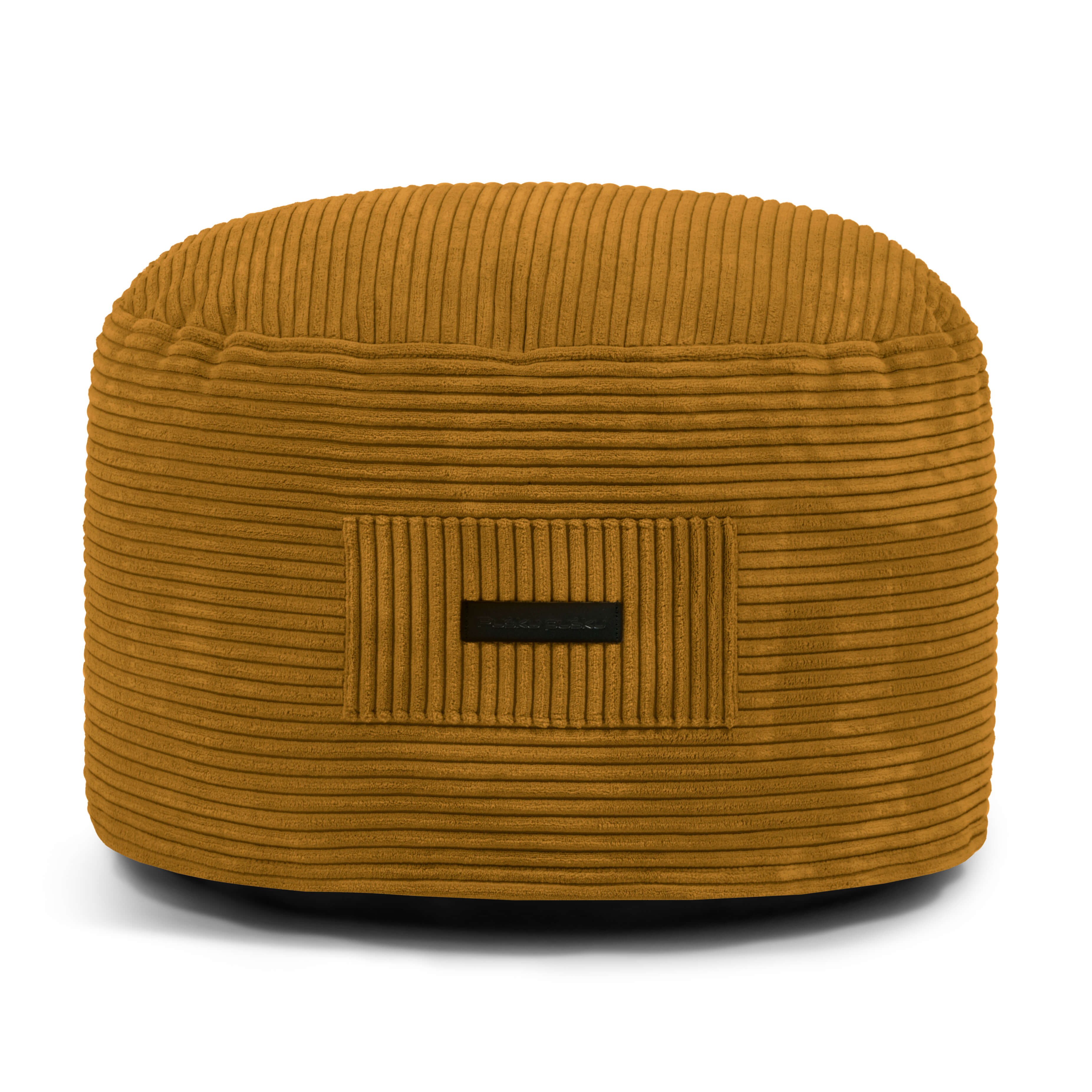 Foam Footstool On 60 Waves Mustard