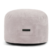 Foam Footstool On 60 Waves White Grey
