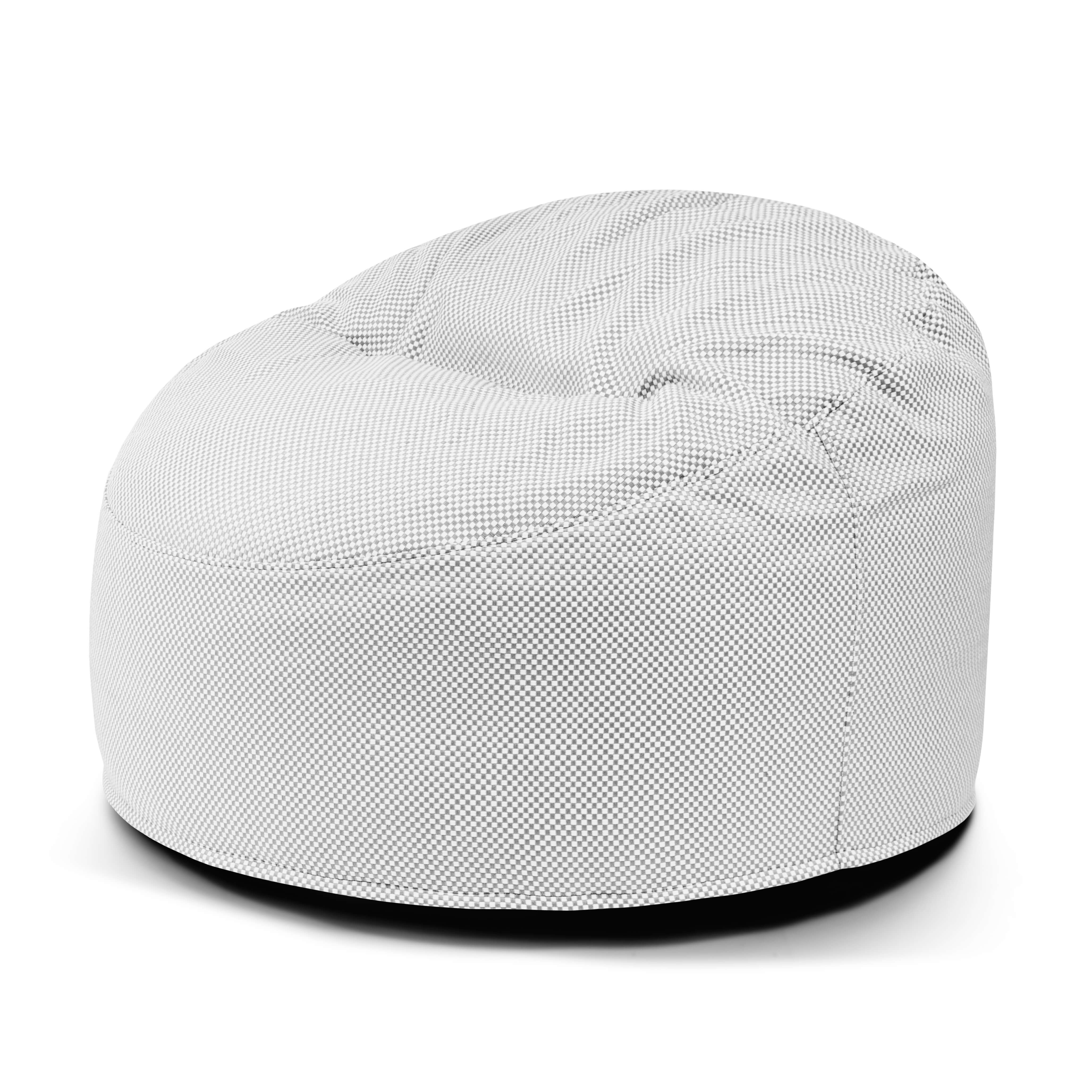 Foam Bean bag Om 85 Capri Light Grey
