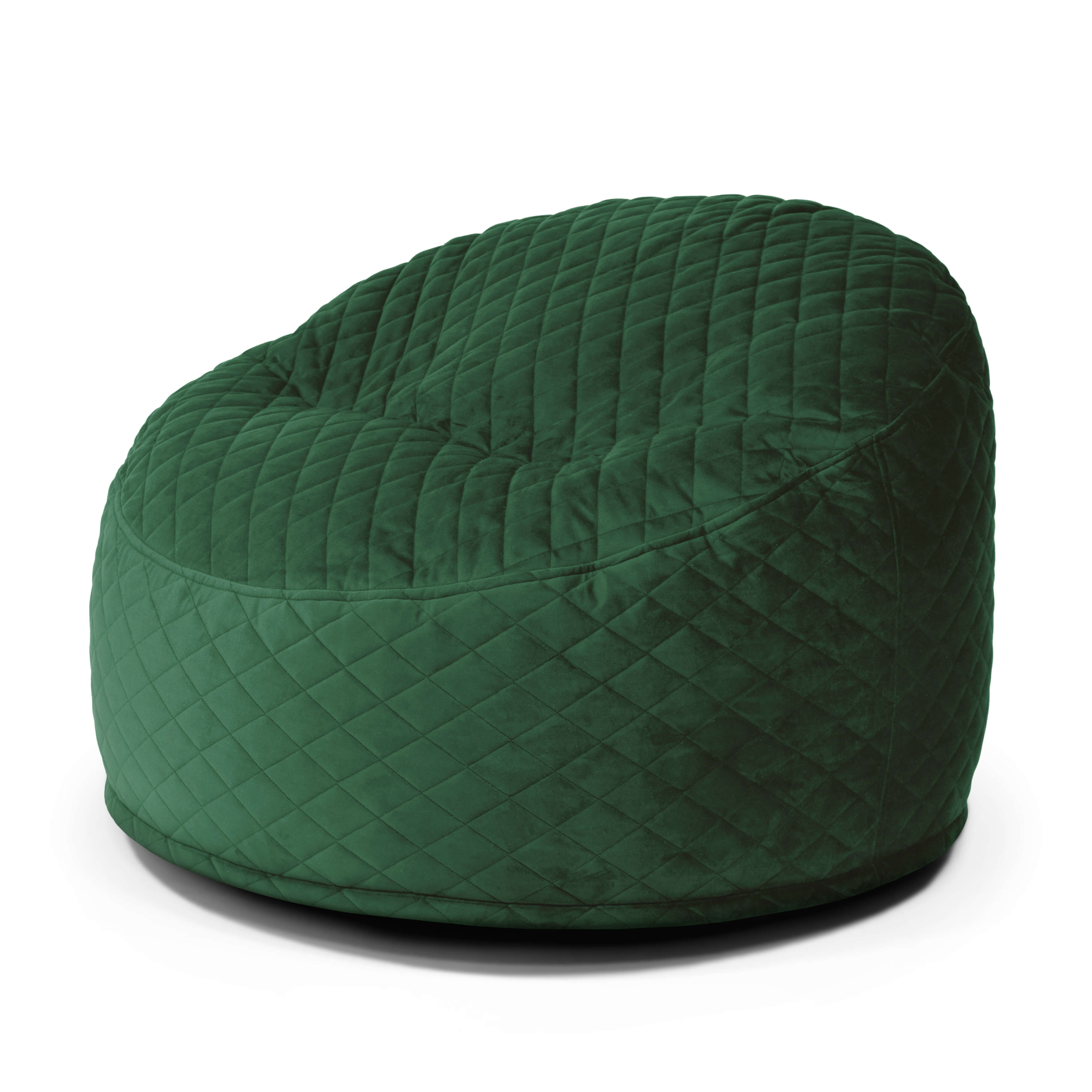 Foam Bean bag Om 85 Lure Luxe Emerald Green
