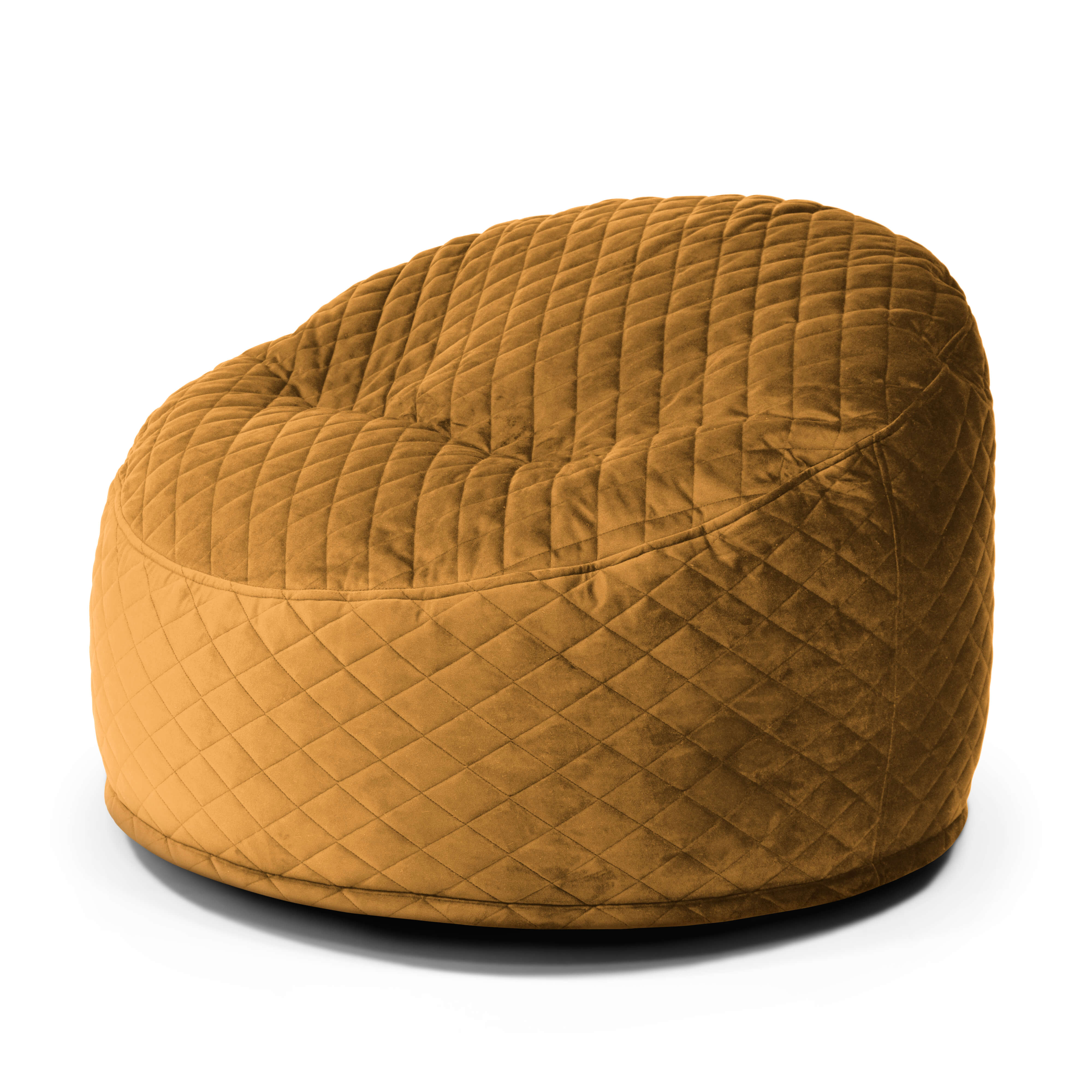 Foam Bean bag Om 85 Lure Luxe Mustard