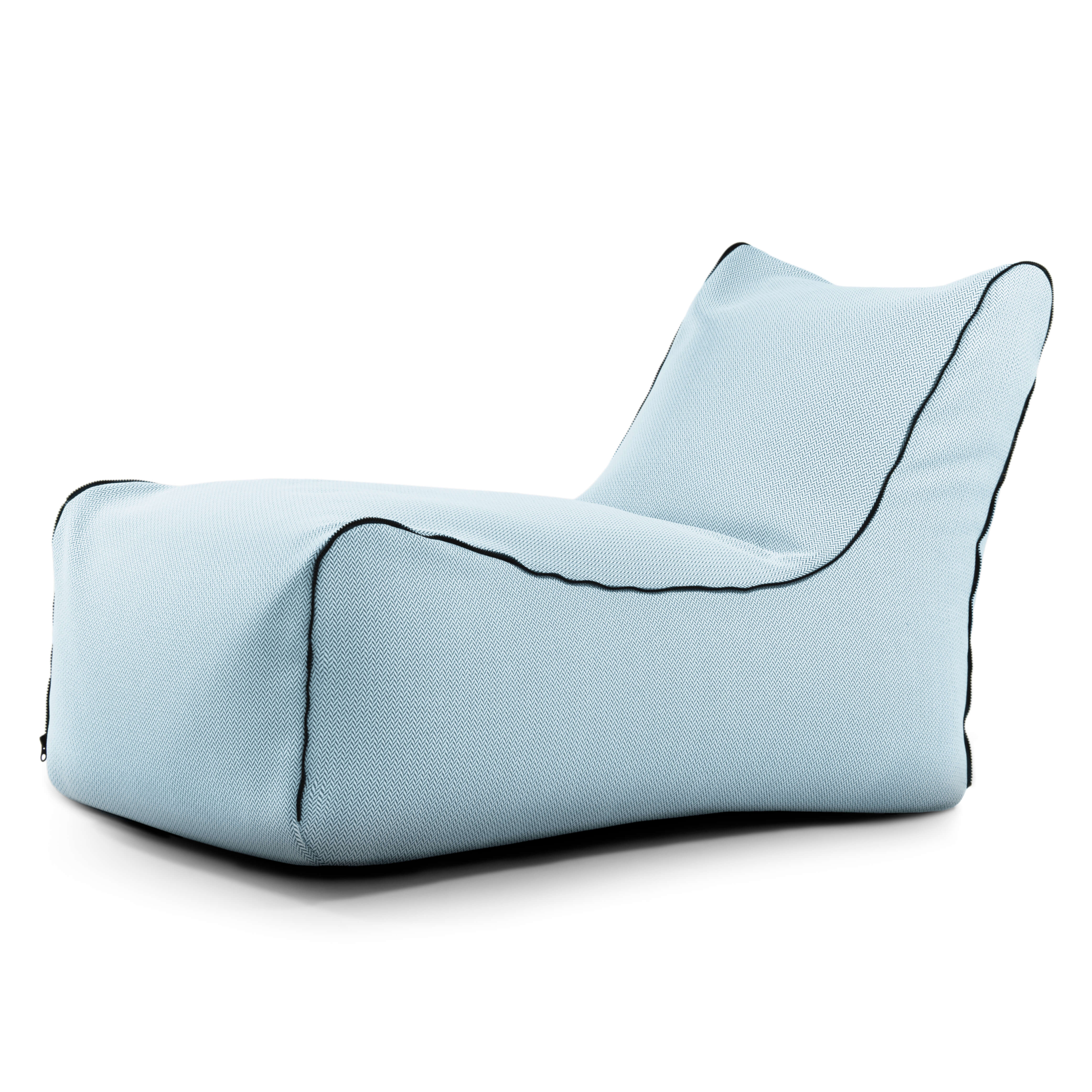 Bean bag Lounge Zip Canaria Light Blue