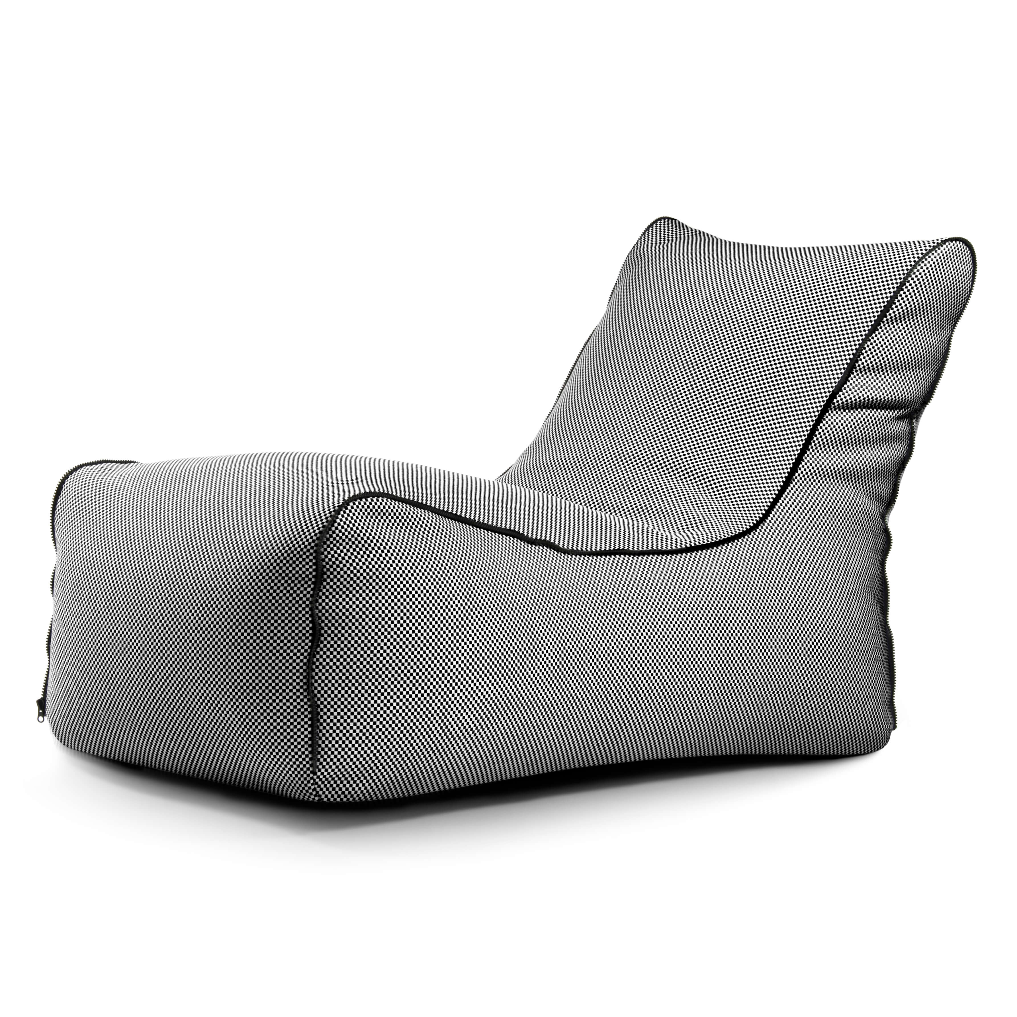 Bean bag Lounge Zip Capri Black