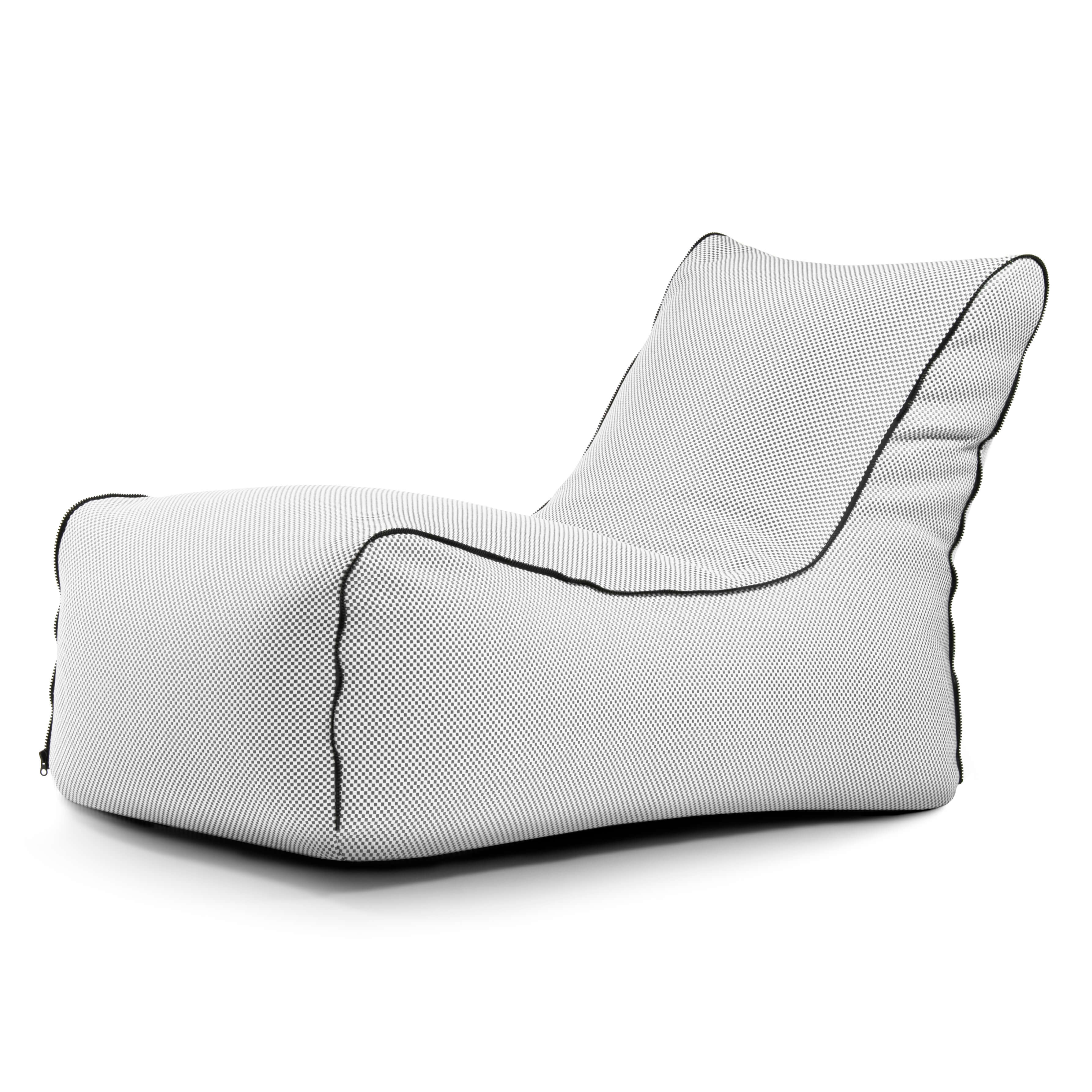 Bean bag Lounge Zip Capri Light Grey