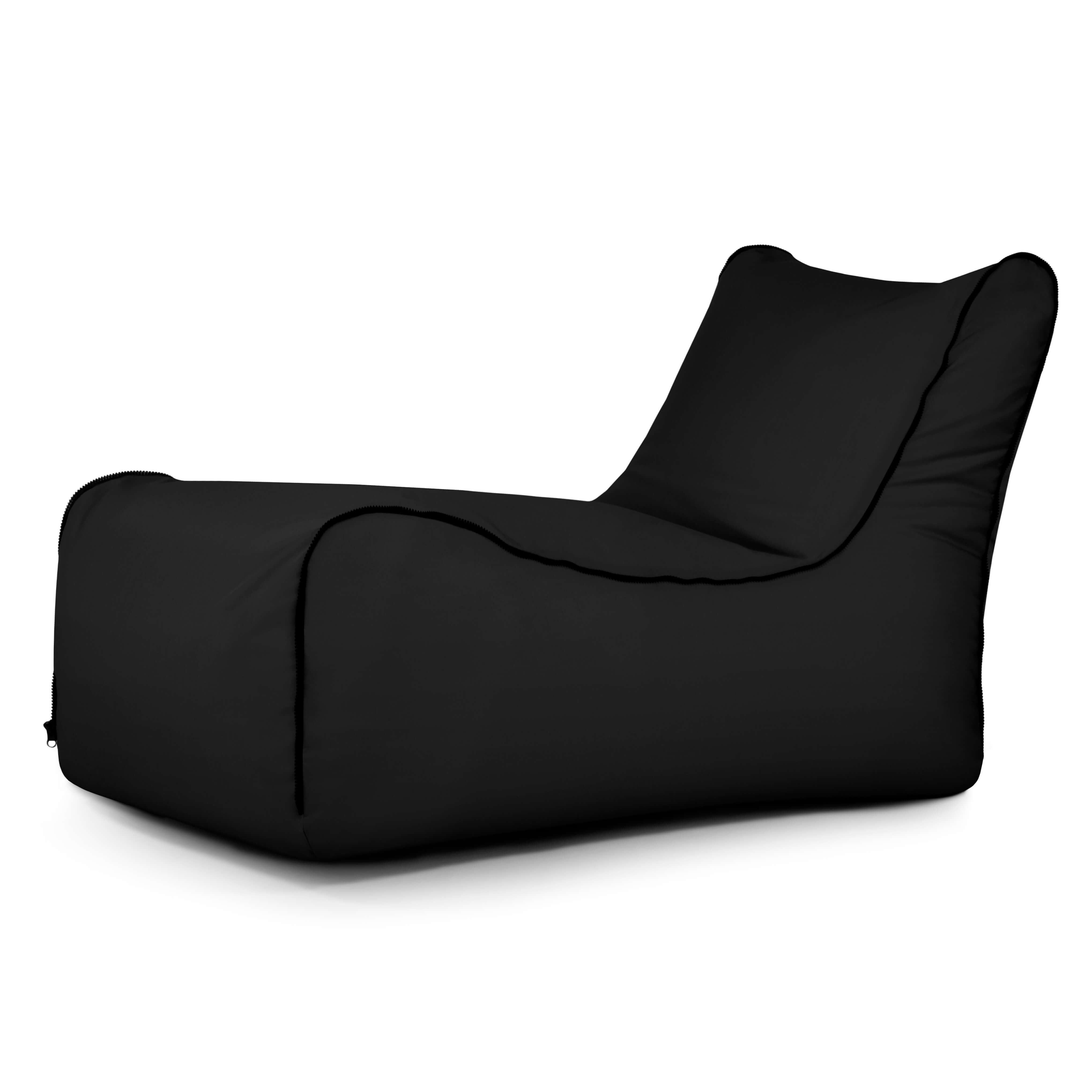 Bean bag Lounge Zip Colorin Black
