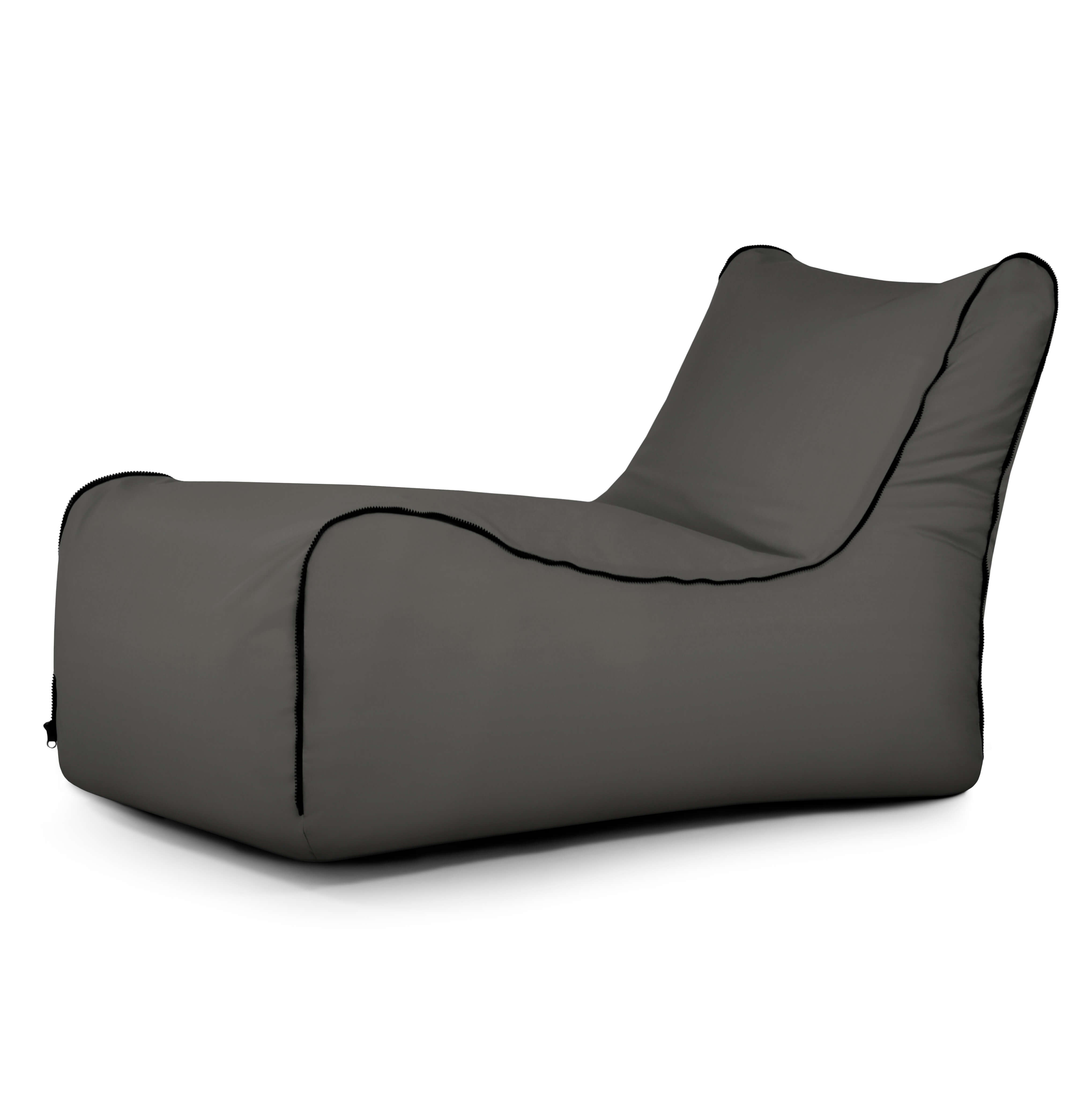 Bean bag Lounge Zip Colorin Dark Grey
