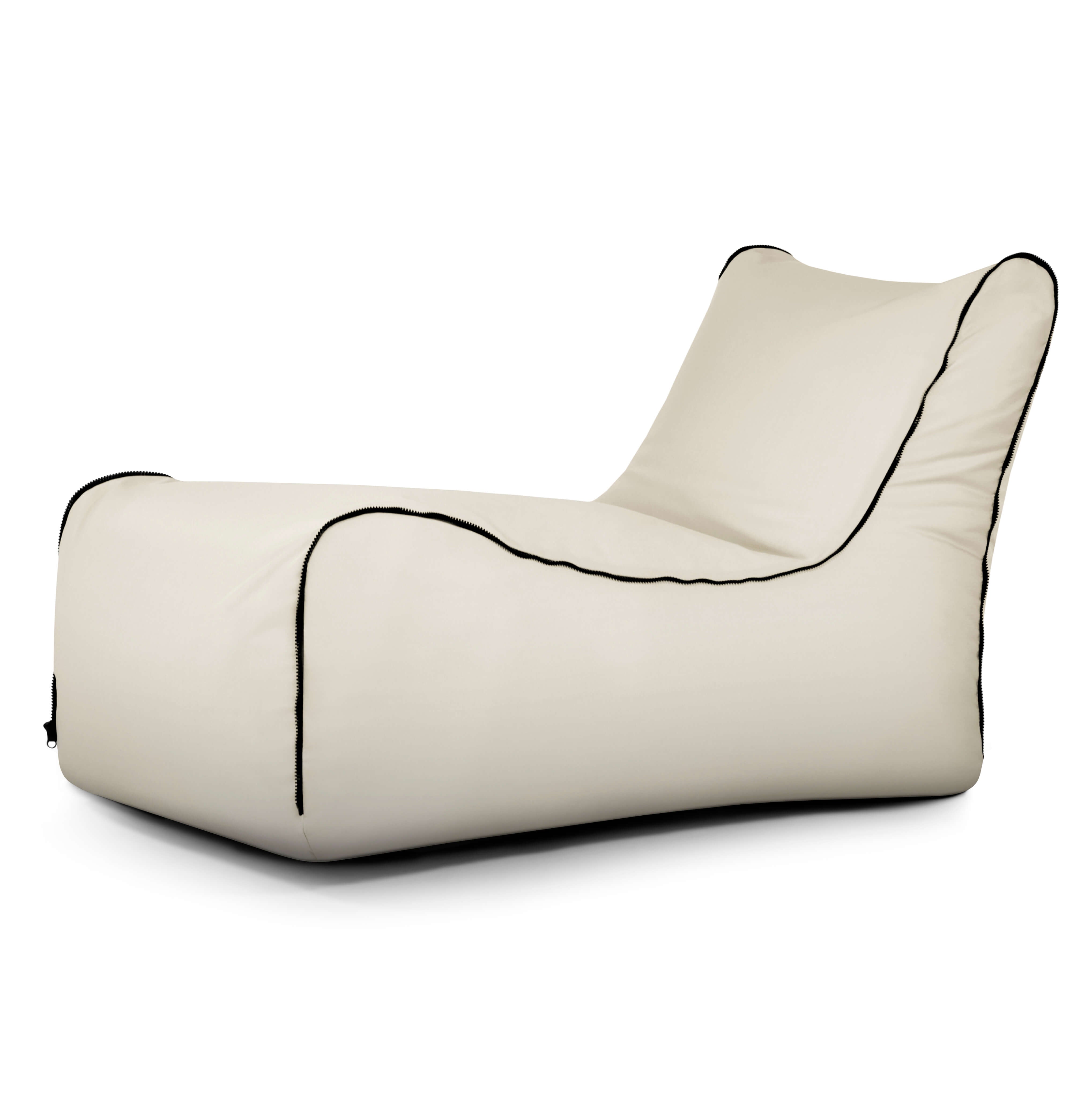 Bean bag Lounge Zip Colorin Ivory