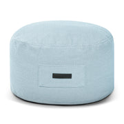 Foam Footstool On 60 Canaria Light Blue