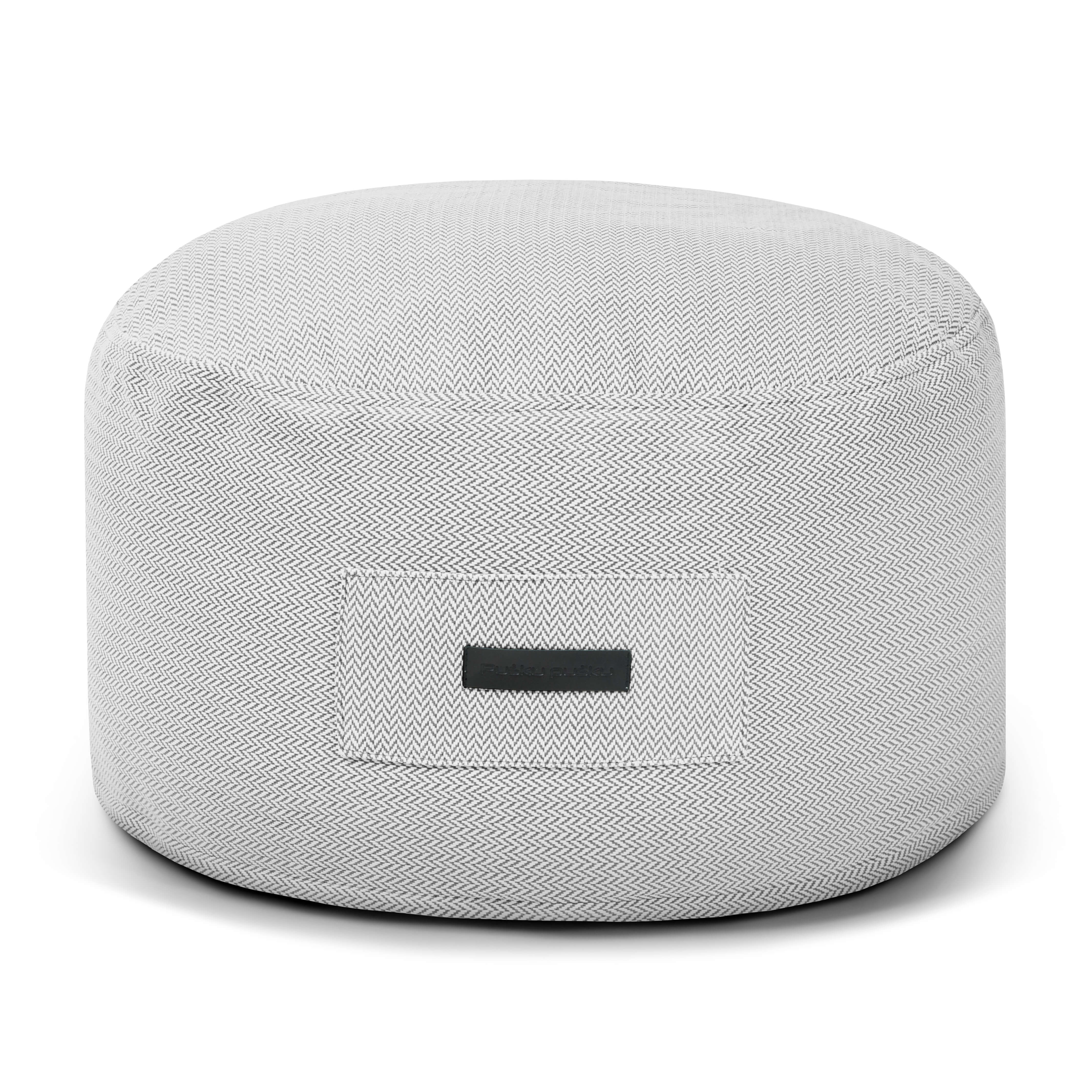 Foam Footstool On 60 Canaria Light Grey