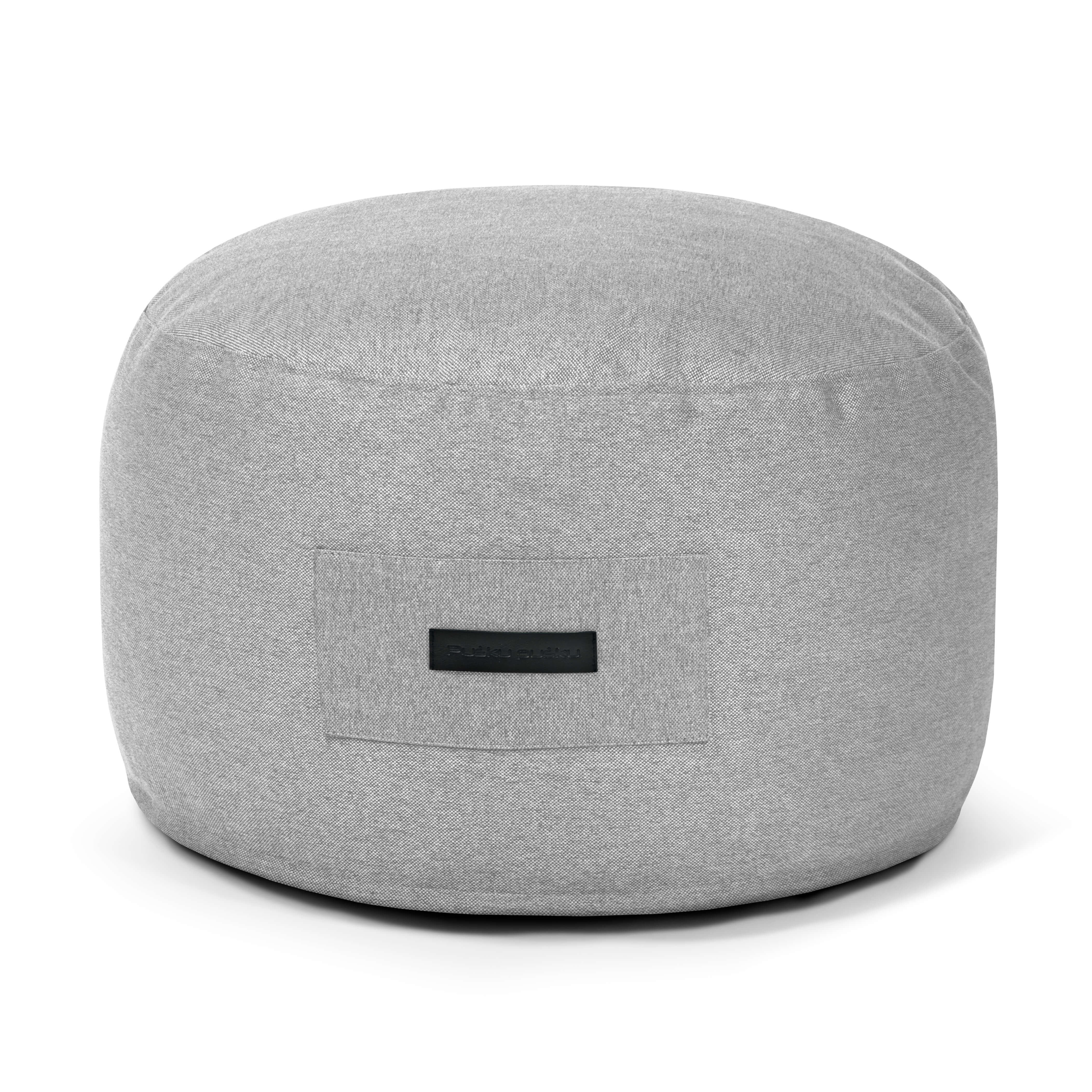 Foam Footstool On 60 Nordic Silver