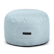 Foam Footstool On 60 Riviera Aquamarine