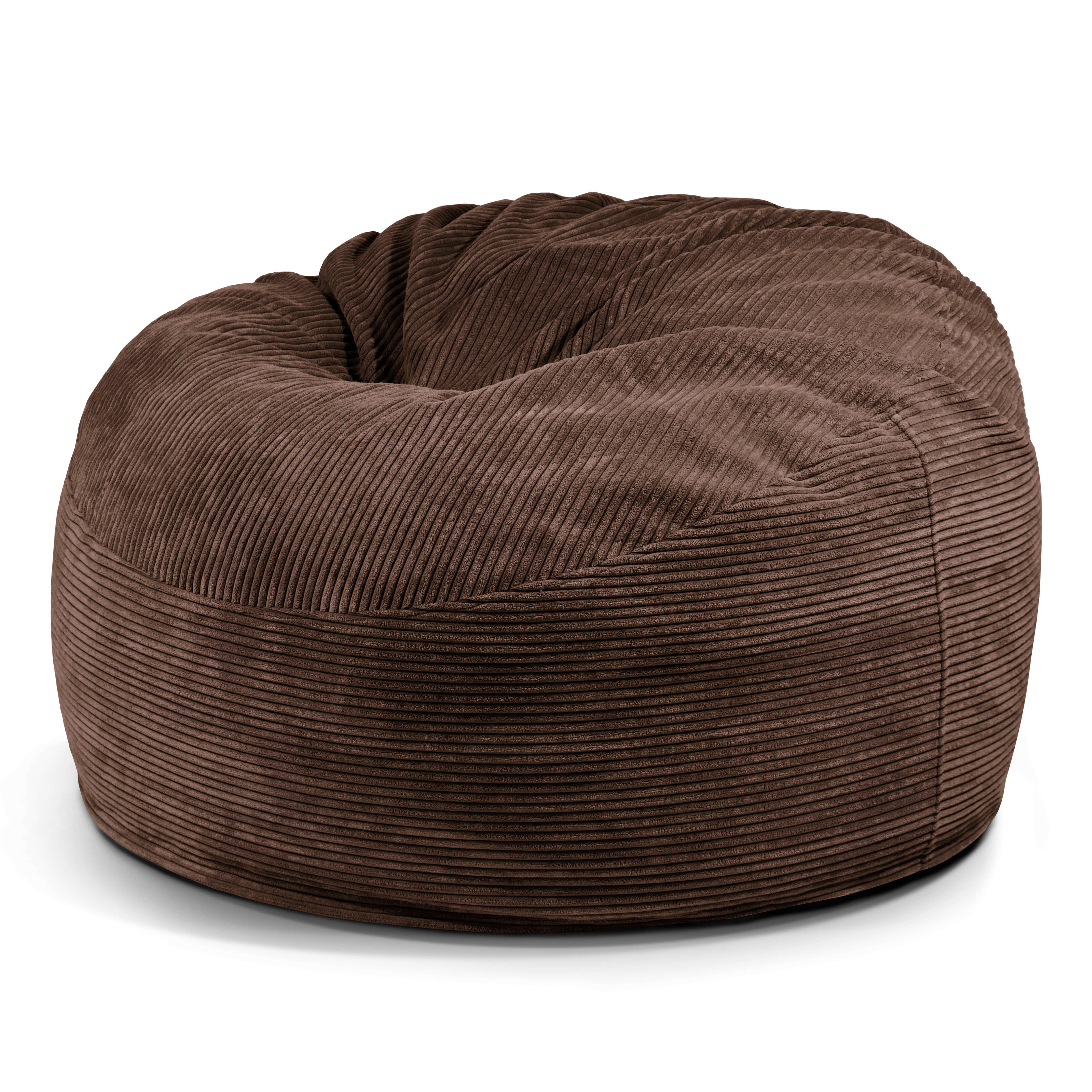 Foam Bean bag Om 110 Waves Chocolate
