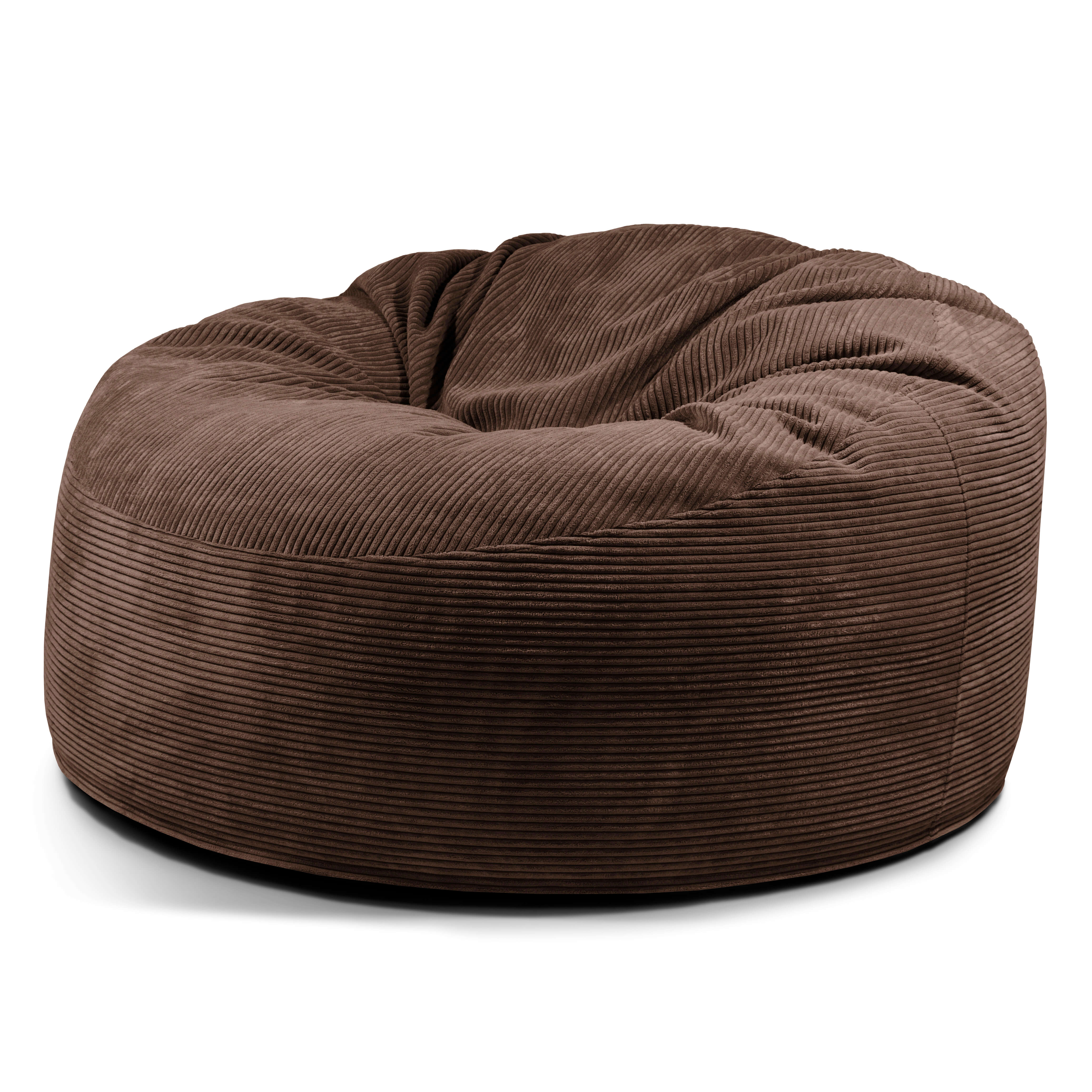Foam Bean bag Om 135 Waves Chocolate