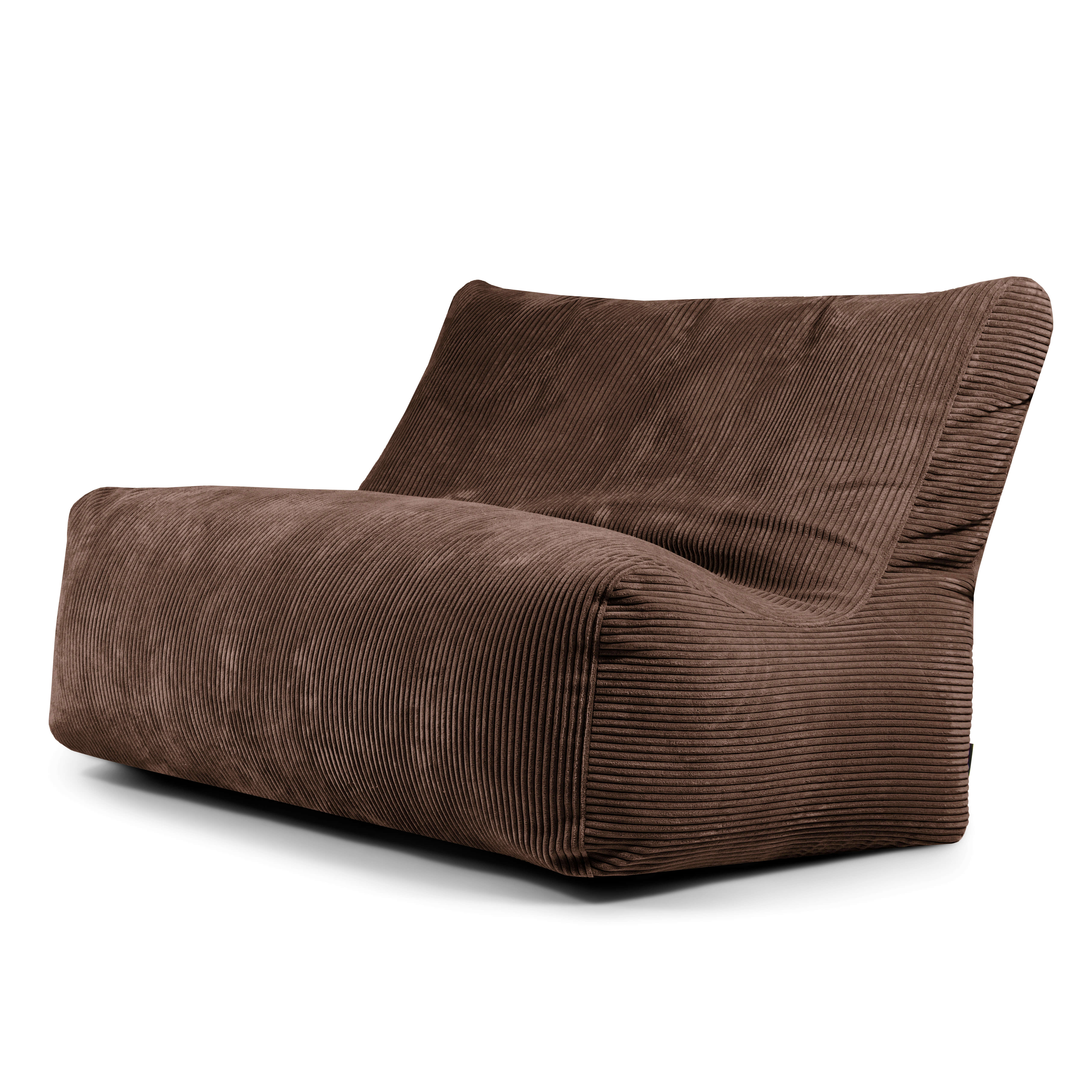 Bean bag Sofa Seat Waves Chocolate
