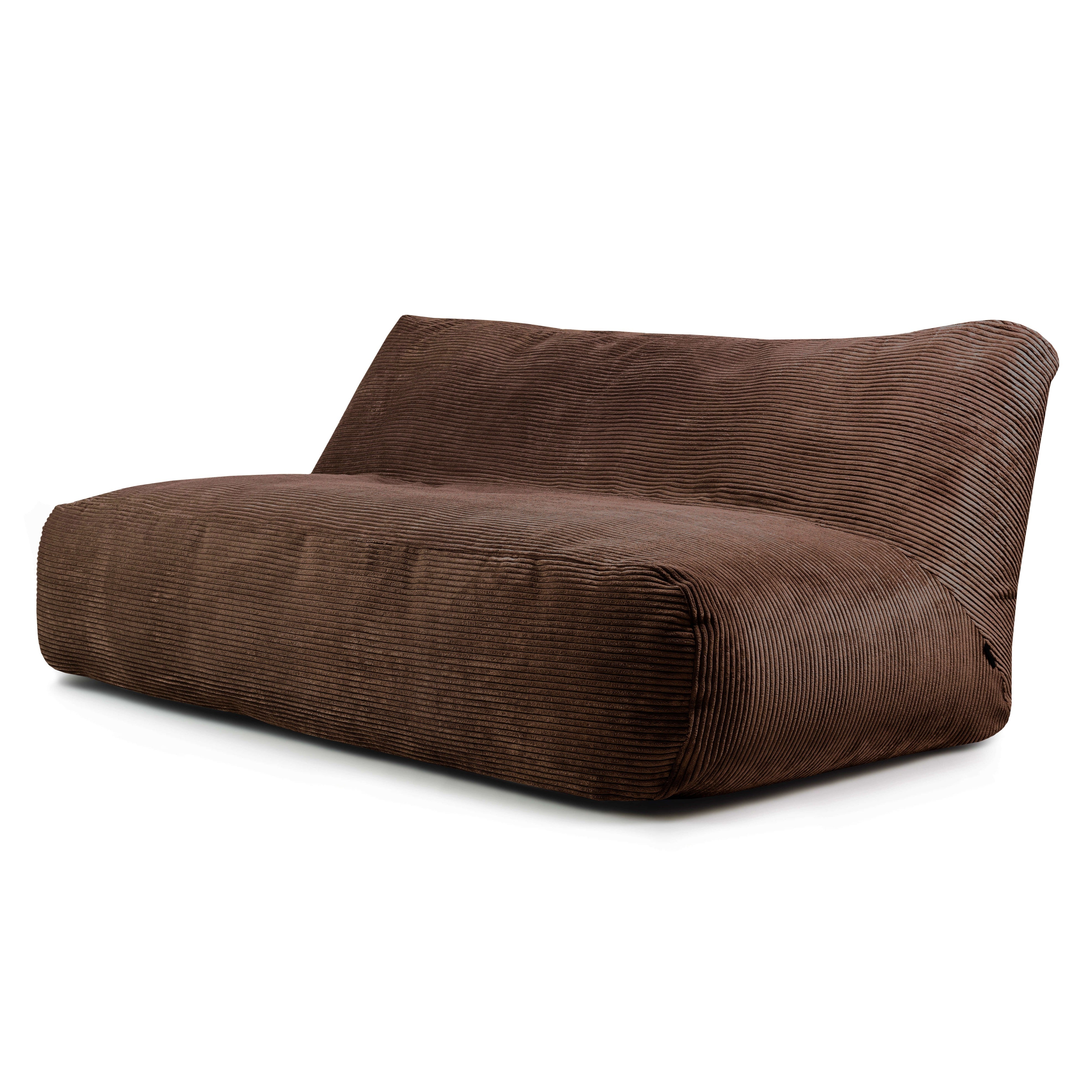 Sittsäck Soffa Tube 190 Waves Chocolate
