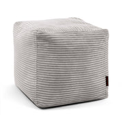 Pouf Up! Waves White Grey