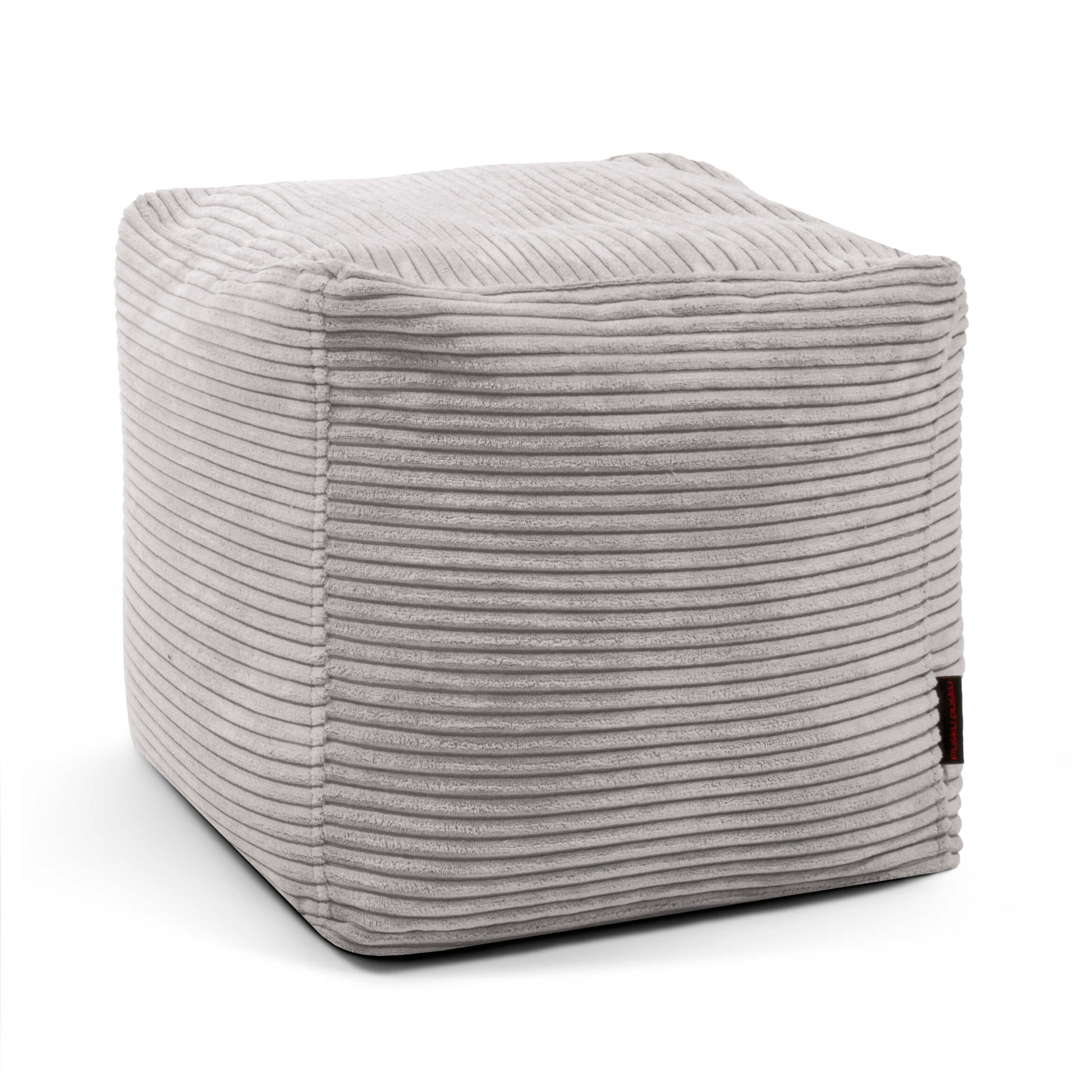 Pouf Up! Waves White Grey