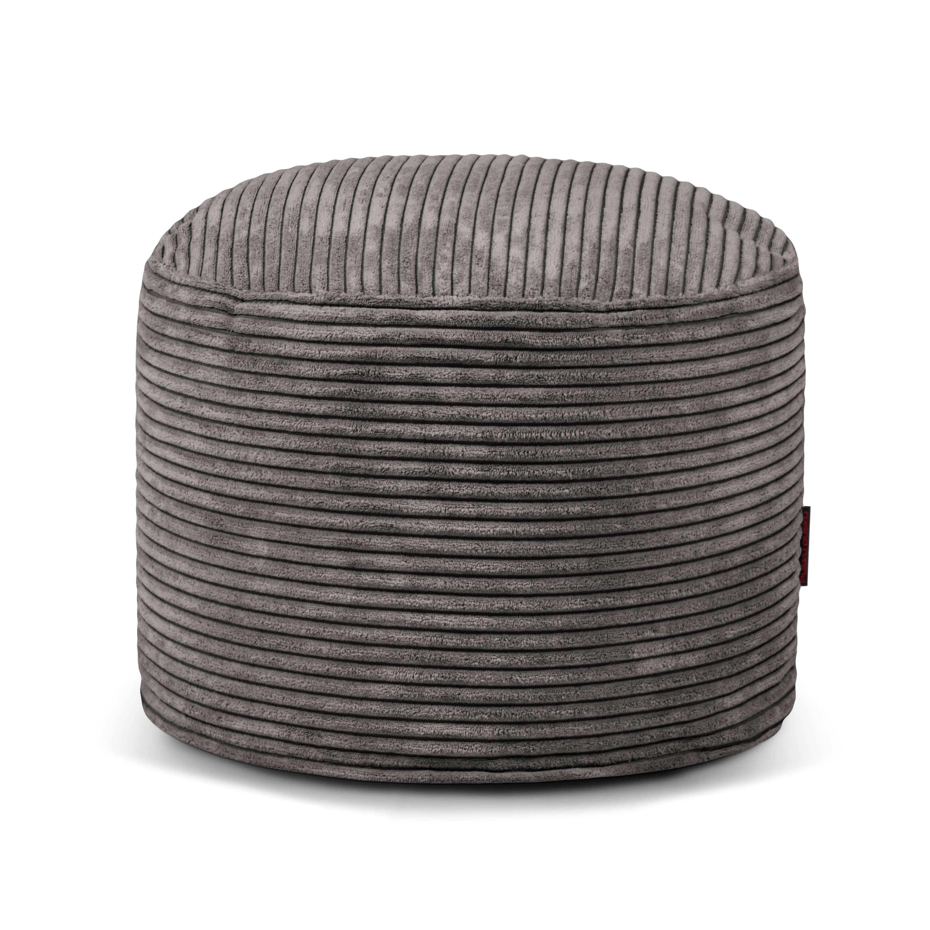 Pouf Mini Waves Dark Grey