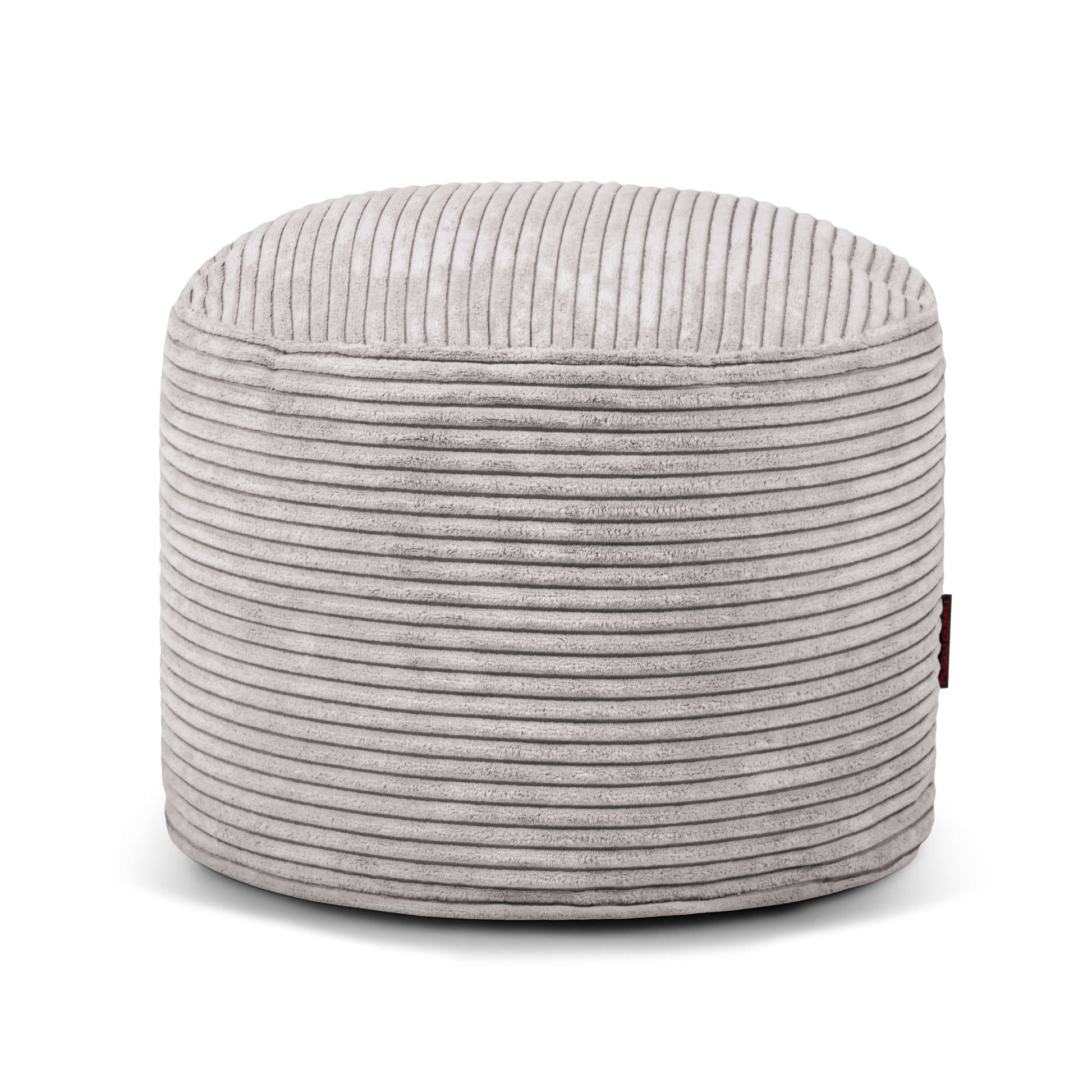 Pouf Mini Waves White Grey