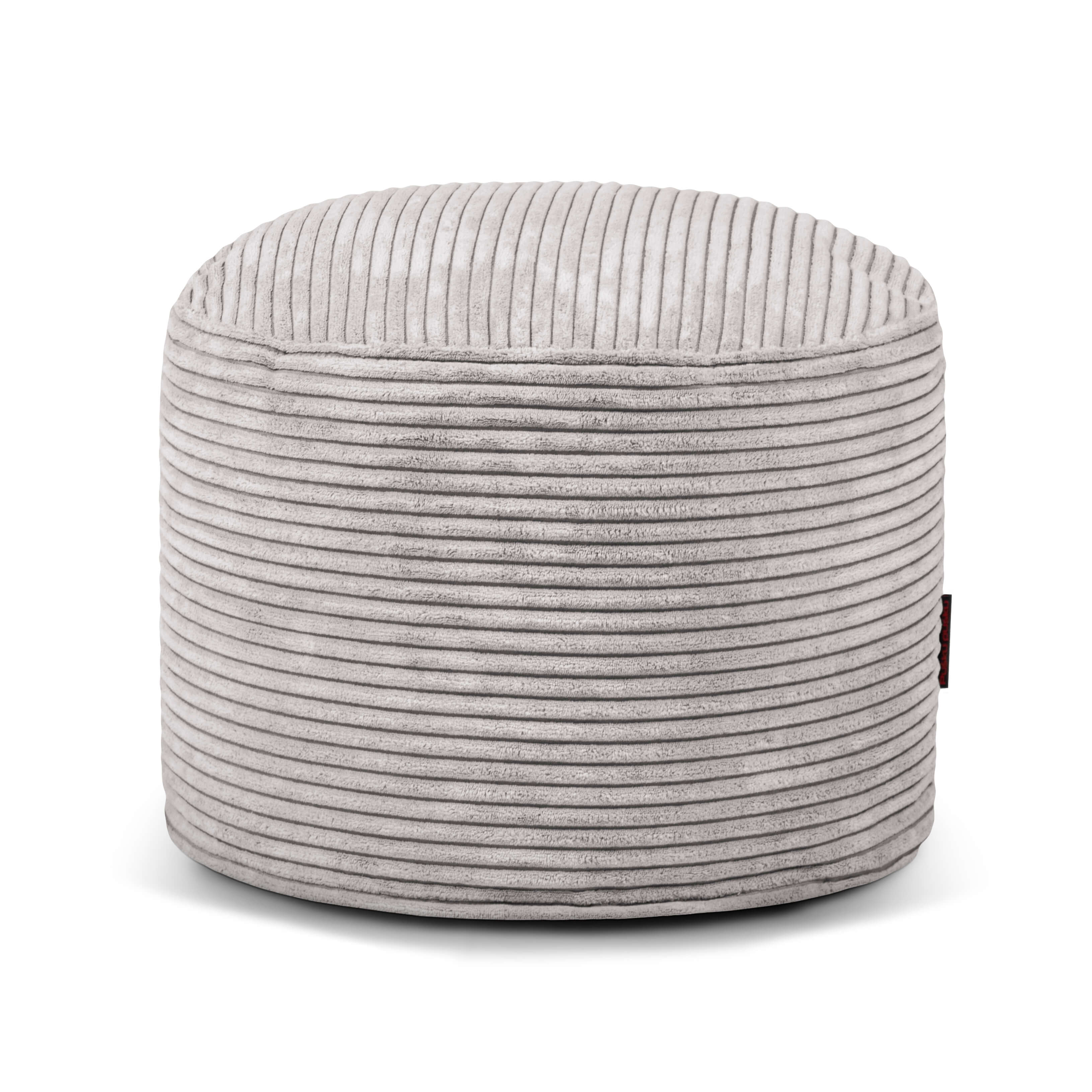 Pouf Mini Waves White Grey