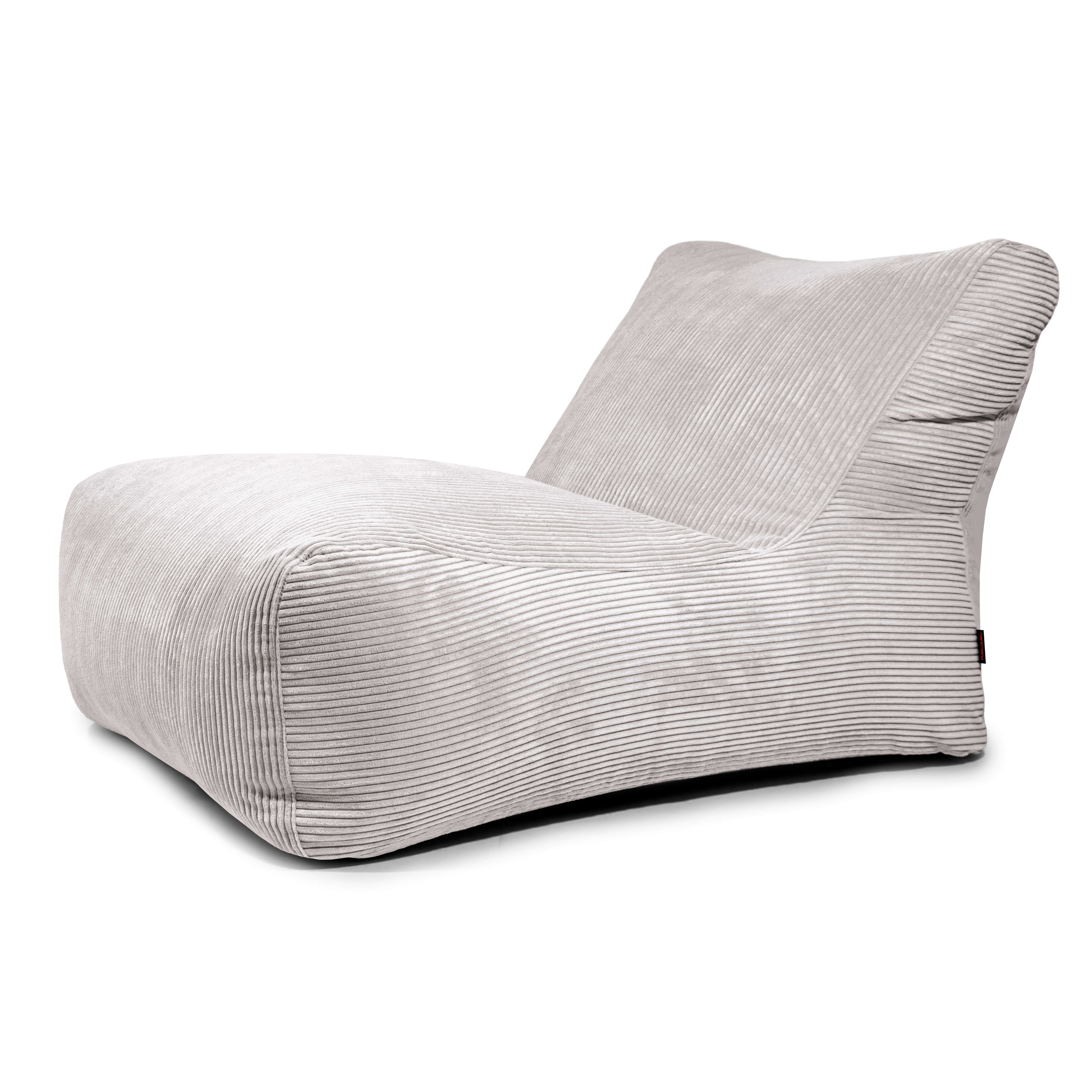 Bean bag Lounge 100 Waves White Grey