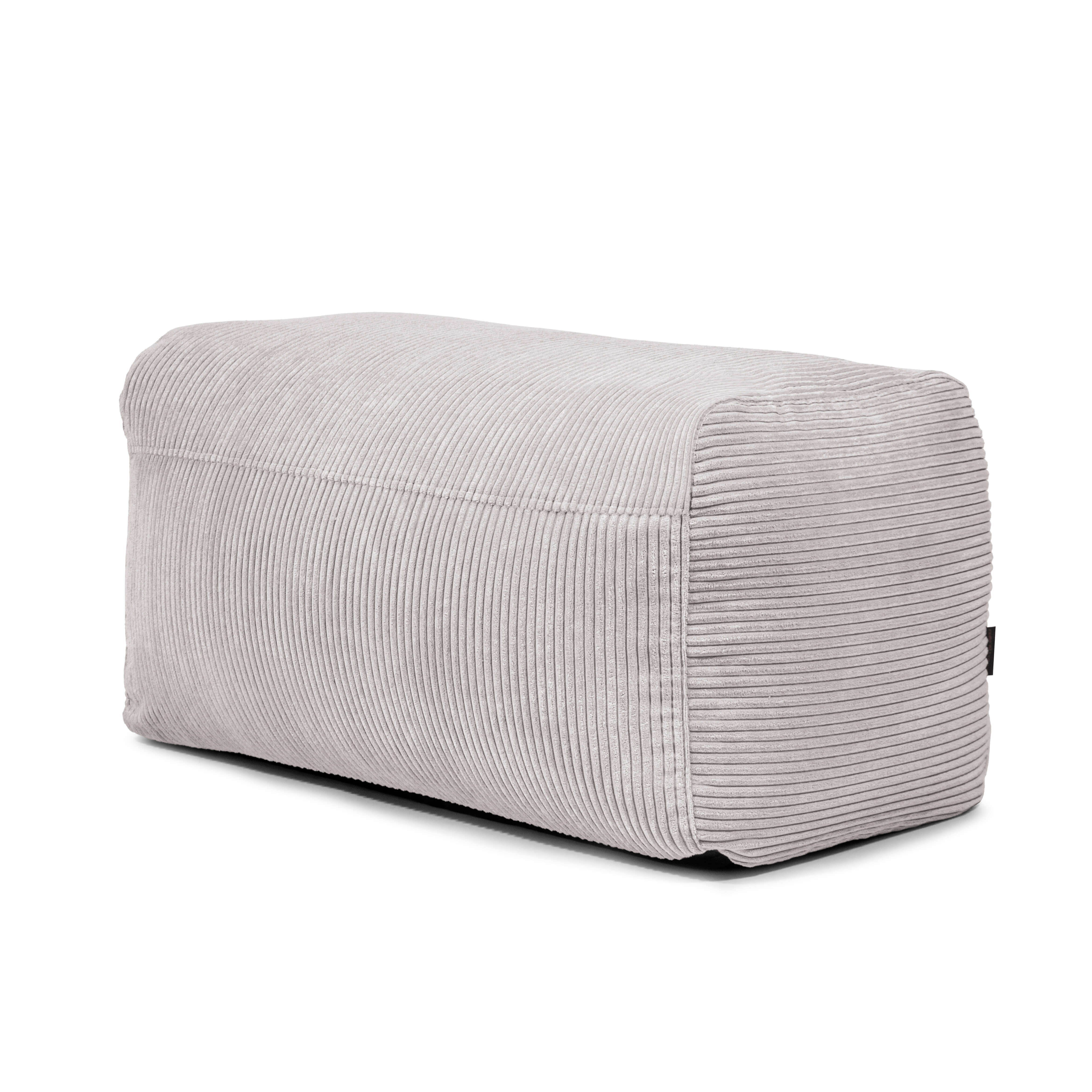 Pouf Plus 100 Waves White Grey