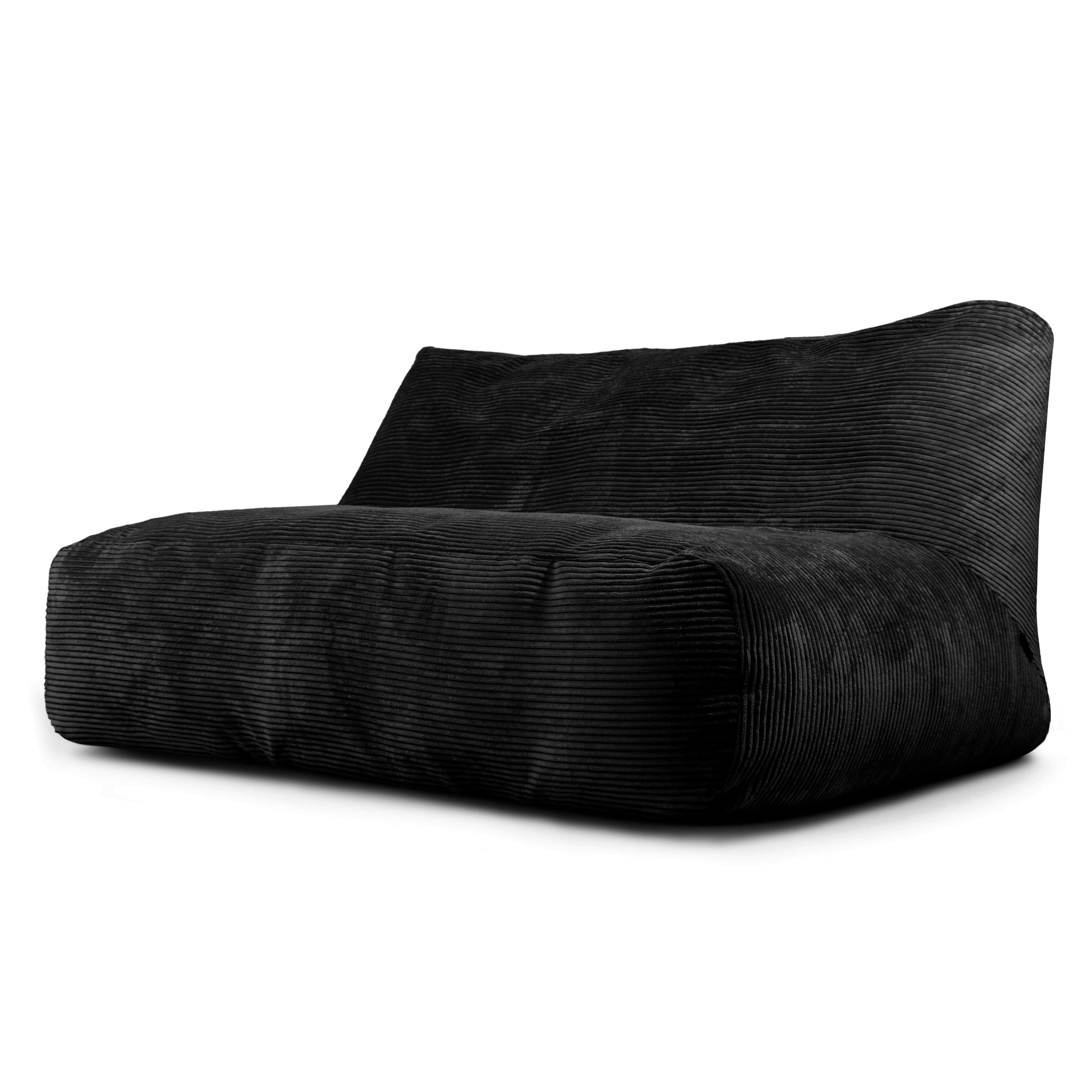 Sittsäck Soffa Tube 160 Waves Black