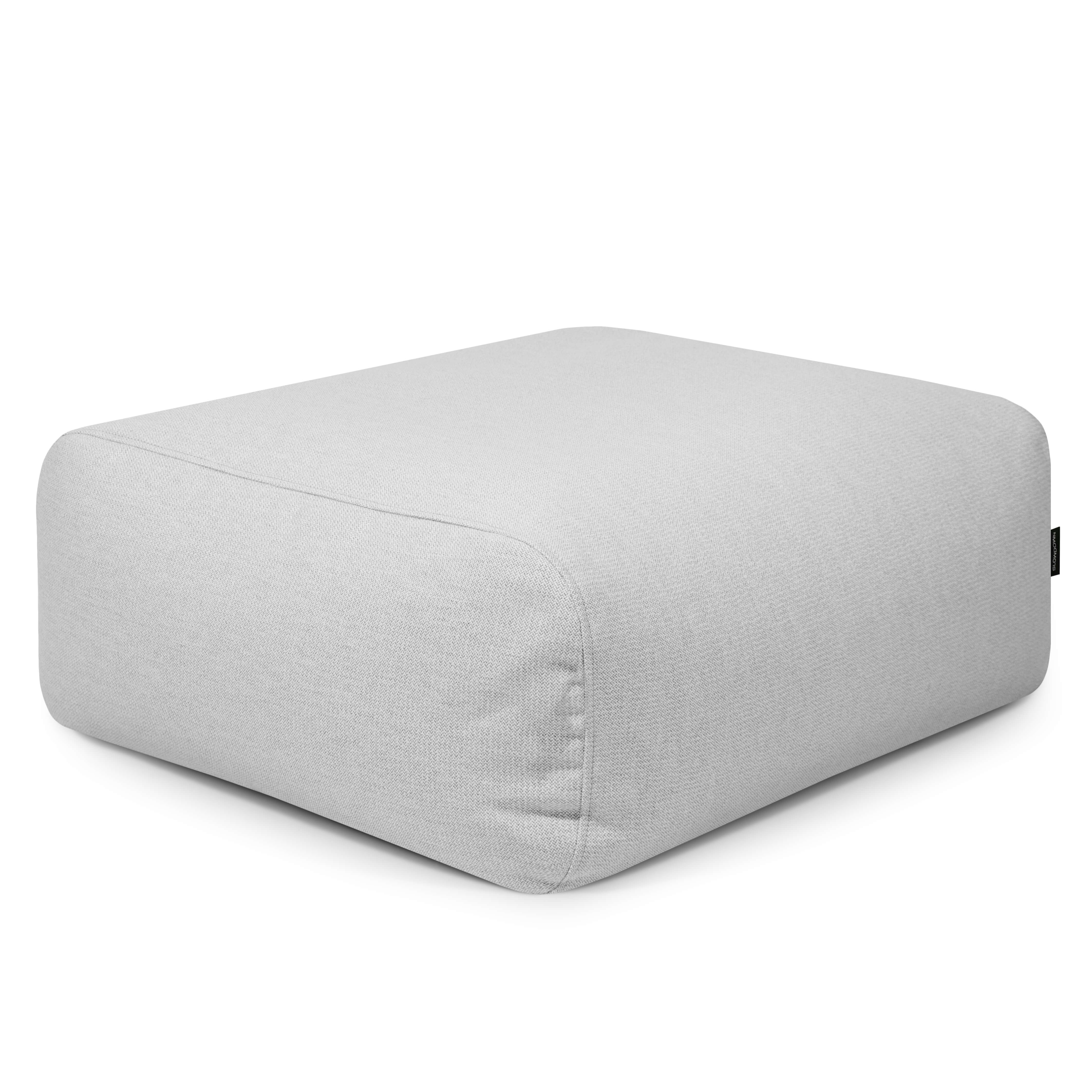 Bean bag Tube Pouf 80 Dunẽs Fluffy White