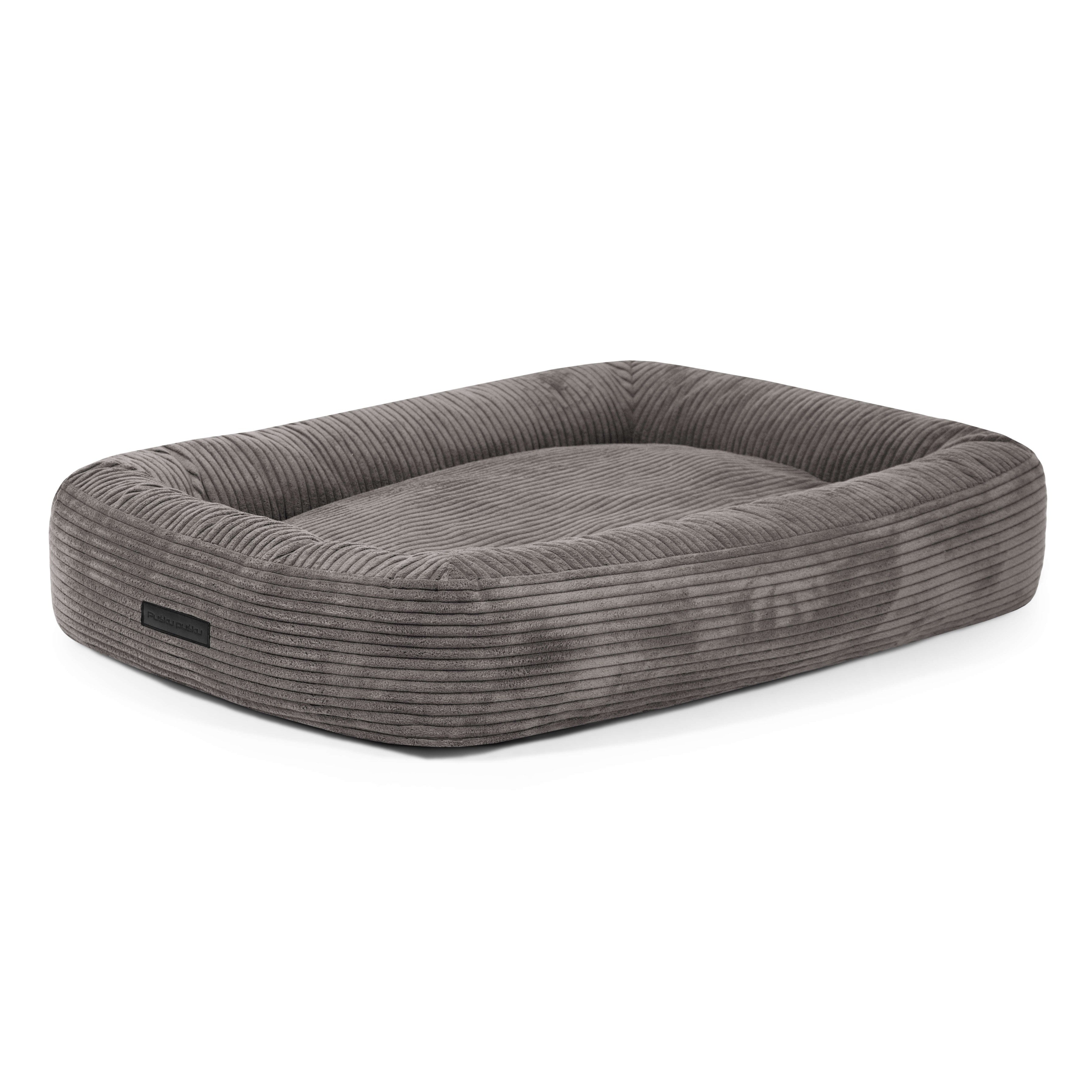 Hundbädd 100 Waves Dark Grey
