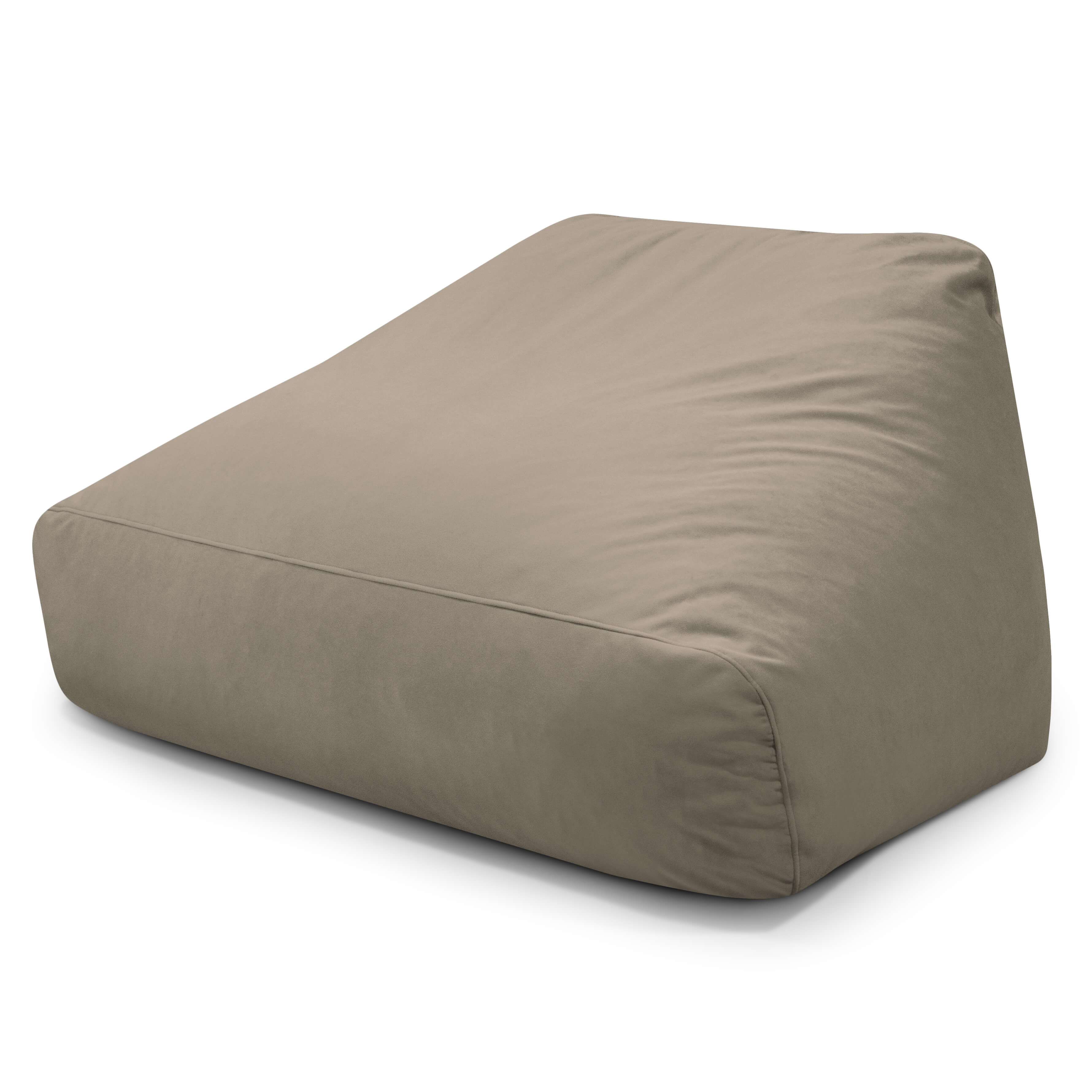 Foam Bean Bag Sofa Snug Barcelona Taupe
