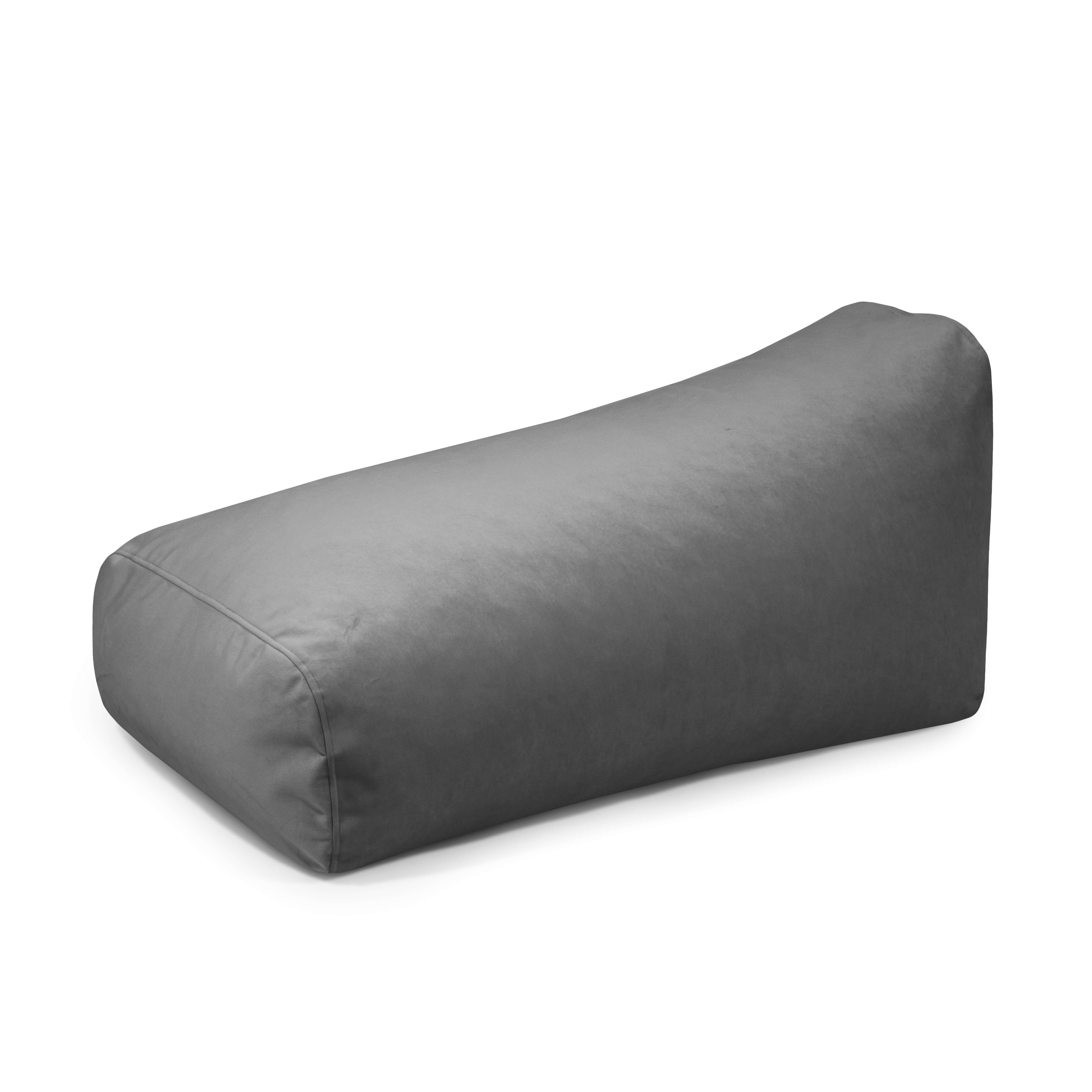 Foam Bean bag Snug Long 130 Barcelona Dark Grey