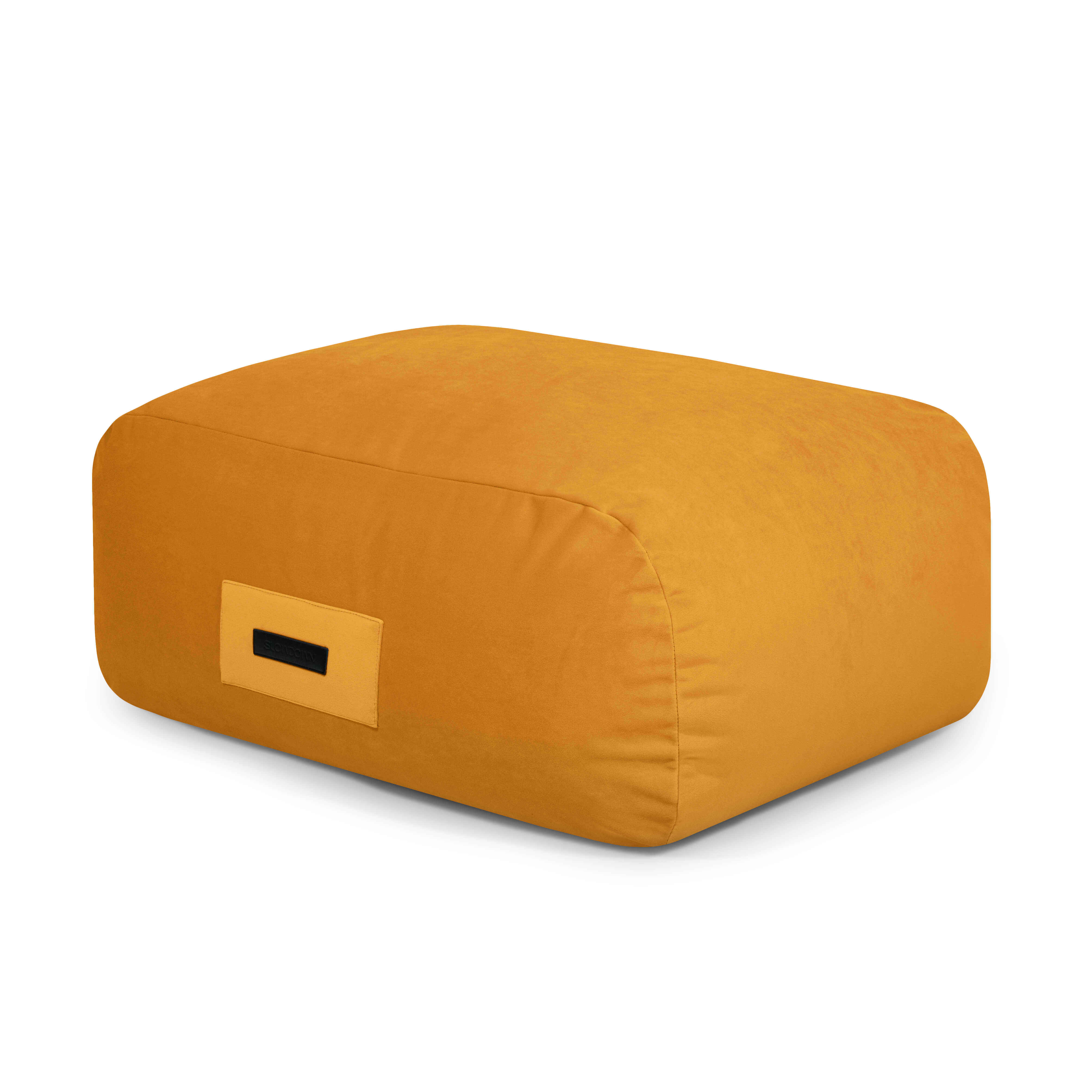 Foam bean bag Snug Pouf 83 Barcelona Mustard