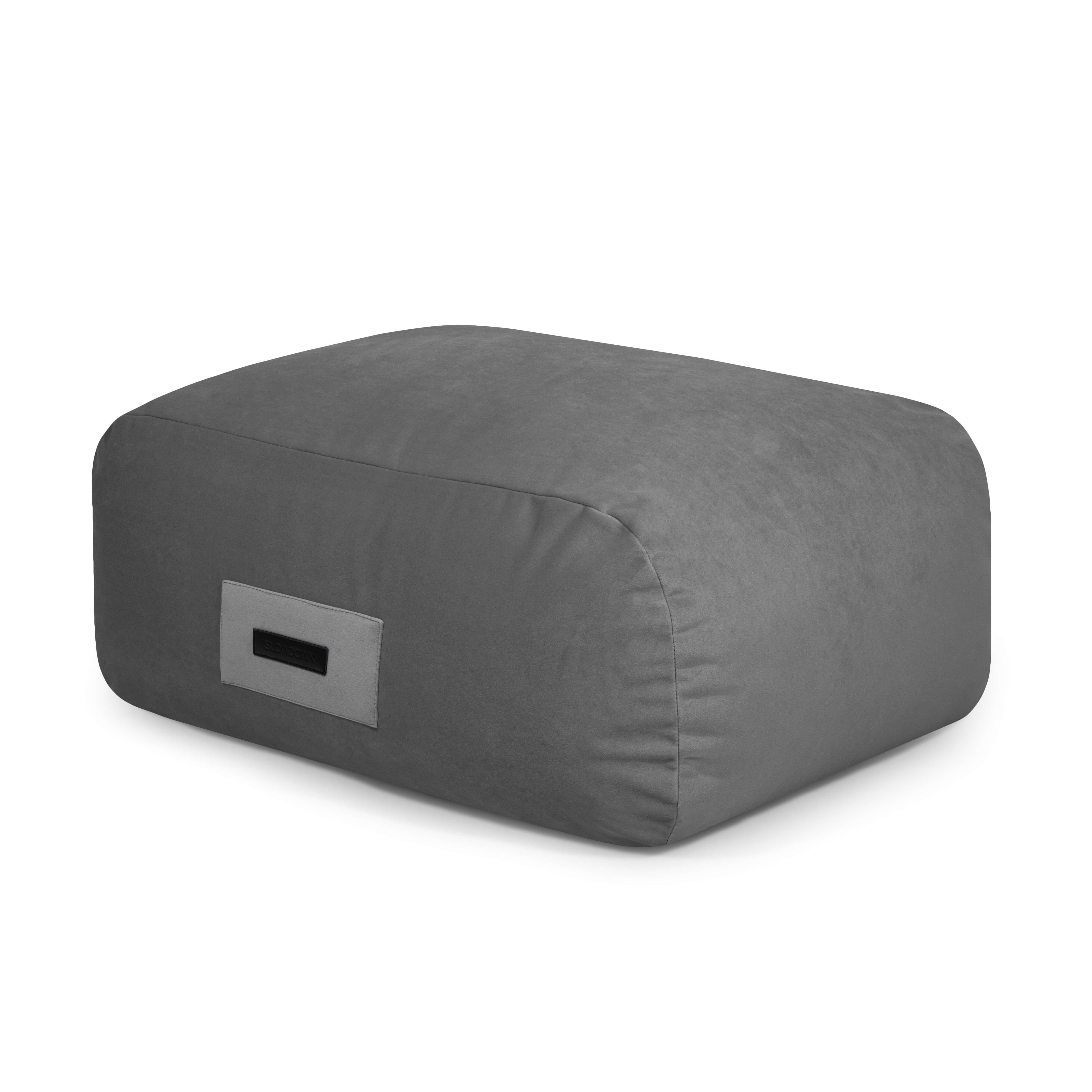 Foam bean bag Snug Pouf 83 Barcelona Dark Grey