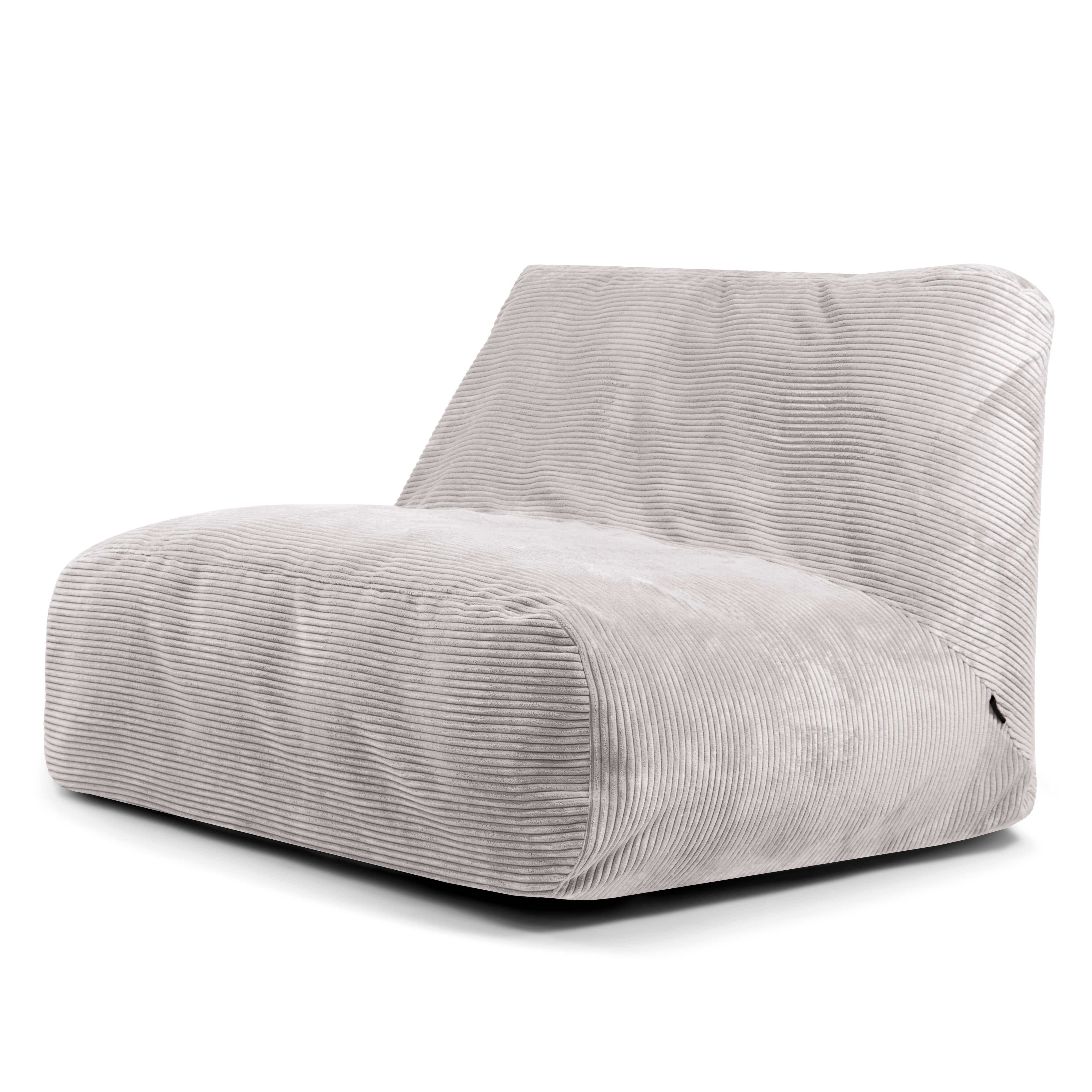 Bean bag Sofa Tube Waves White Grey