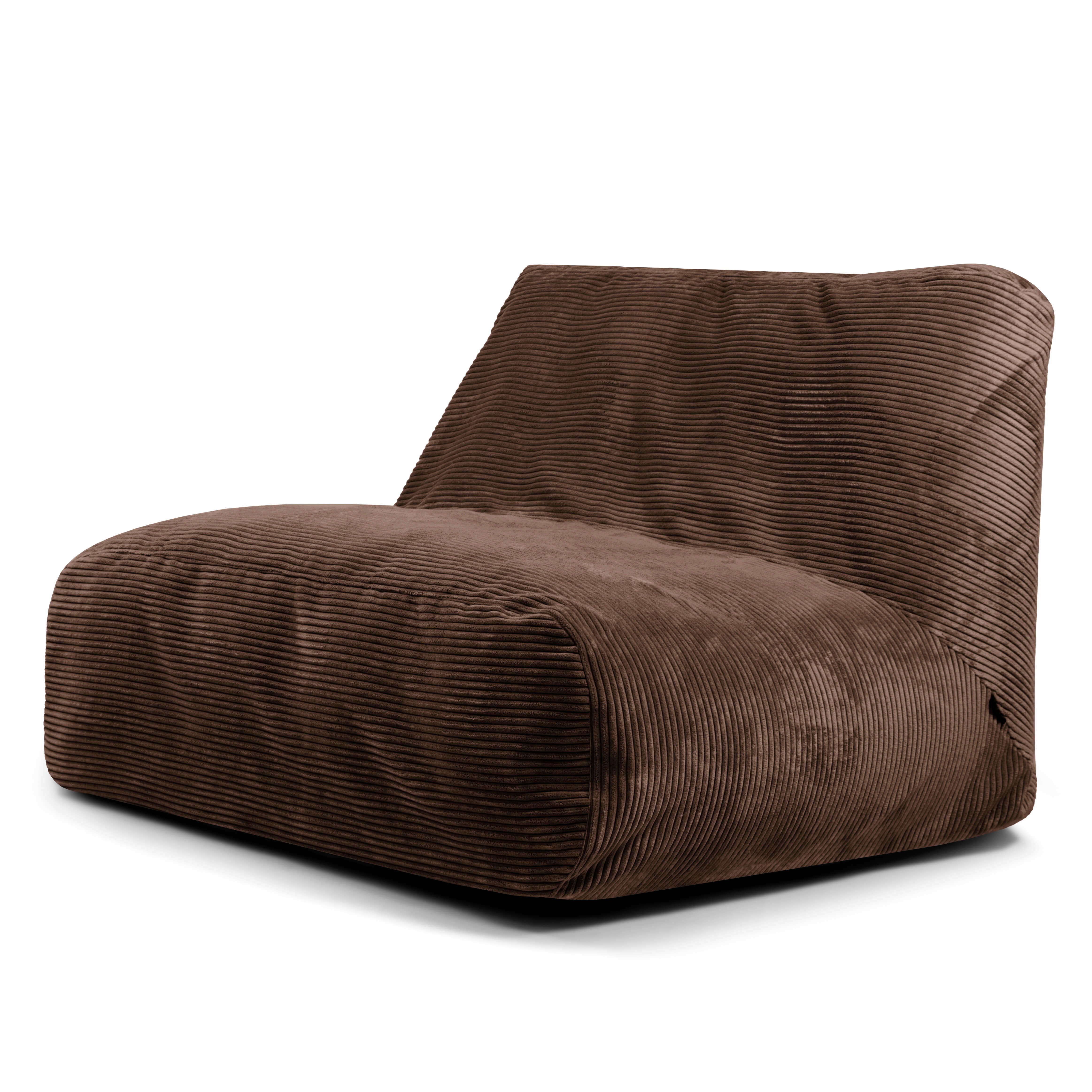 Bean bag Sofa Tube Waves Chocolate