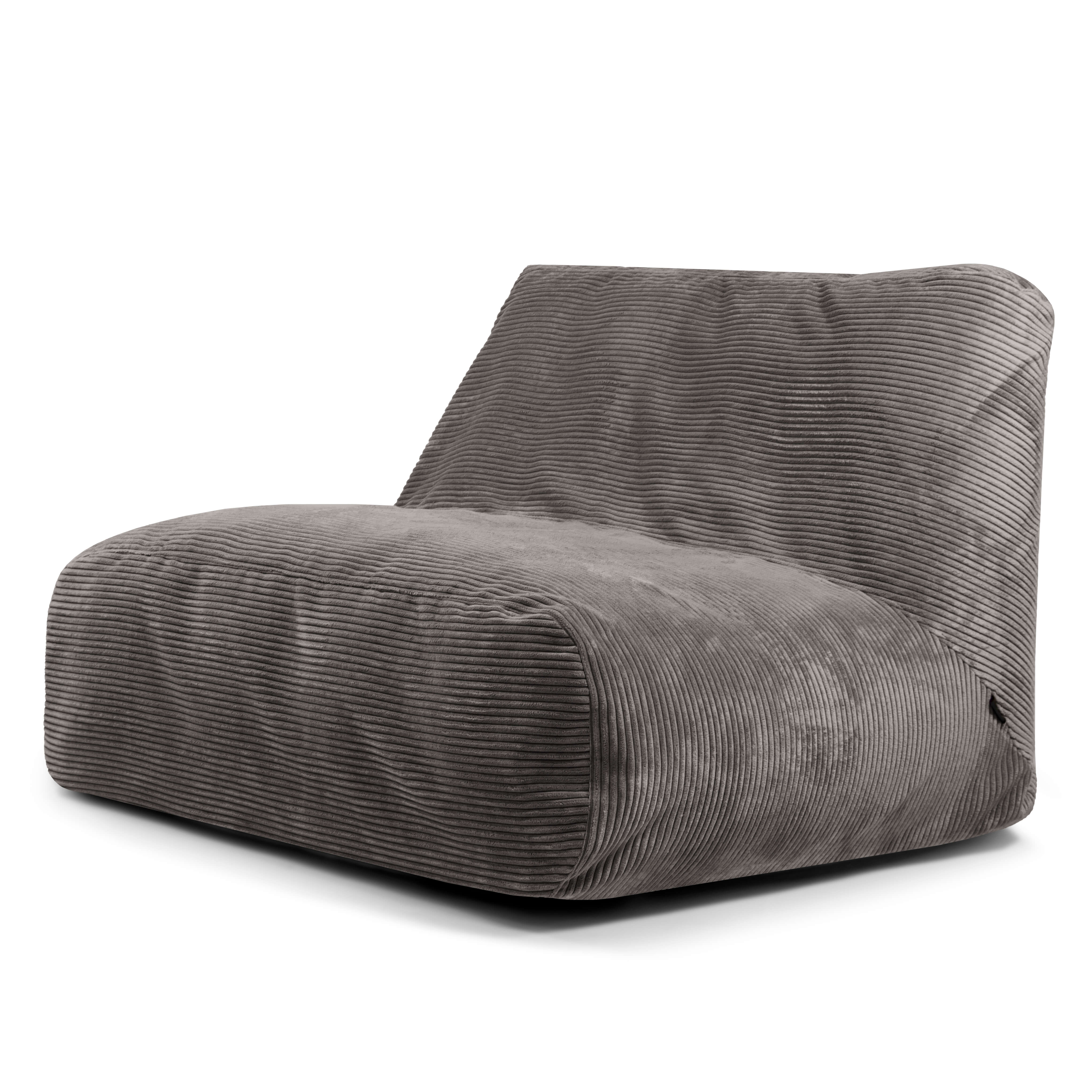 Bean bag Sofa Tube Waves Dark Grey