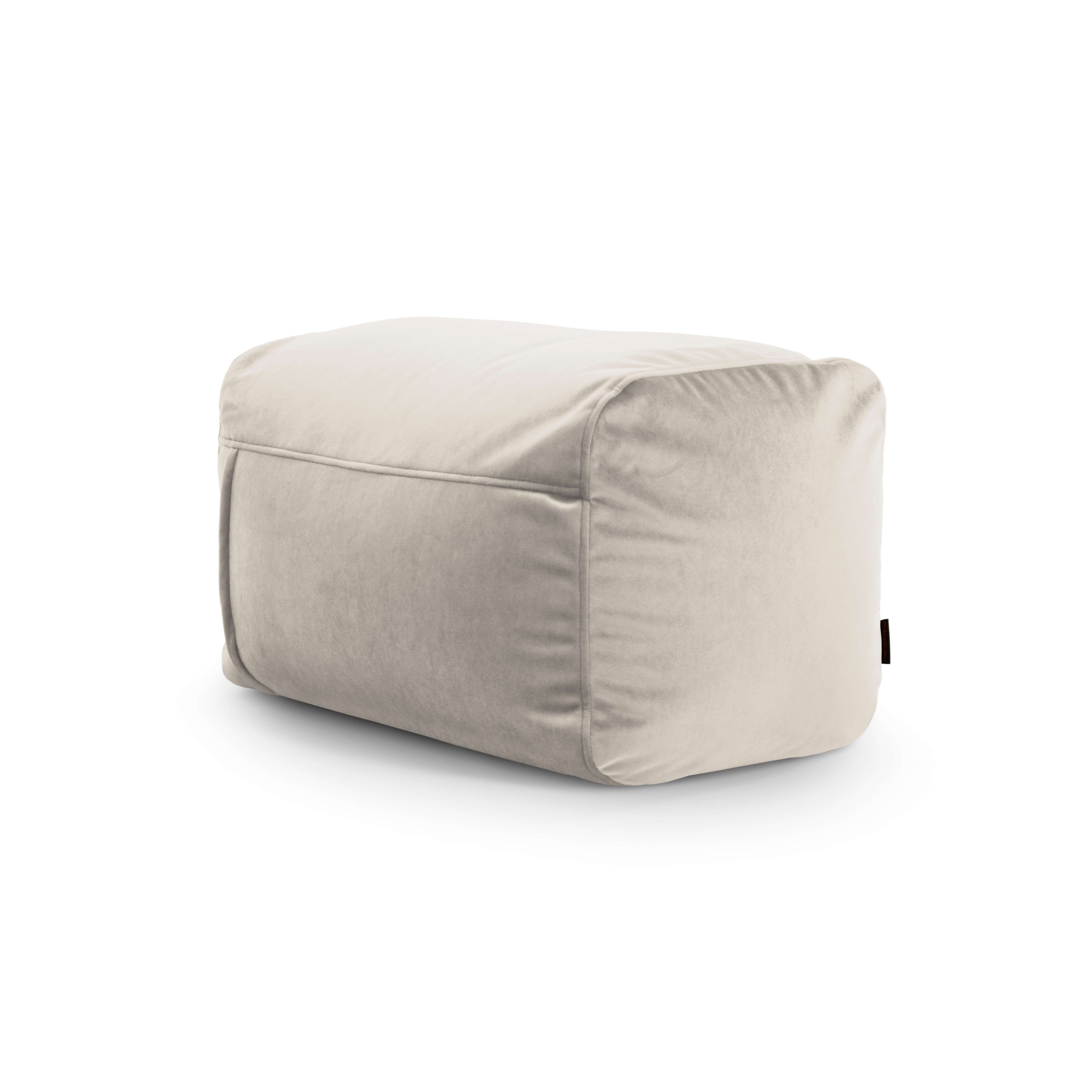 Sittpuff Plus 70 Barcelona White Grey