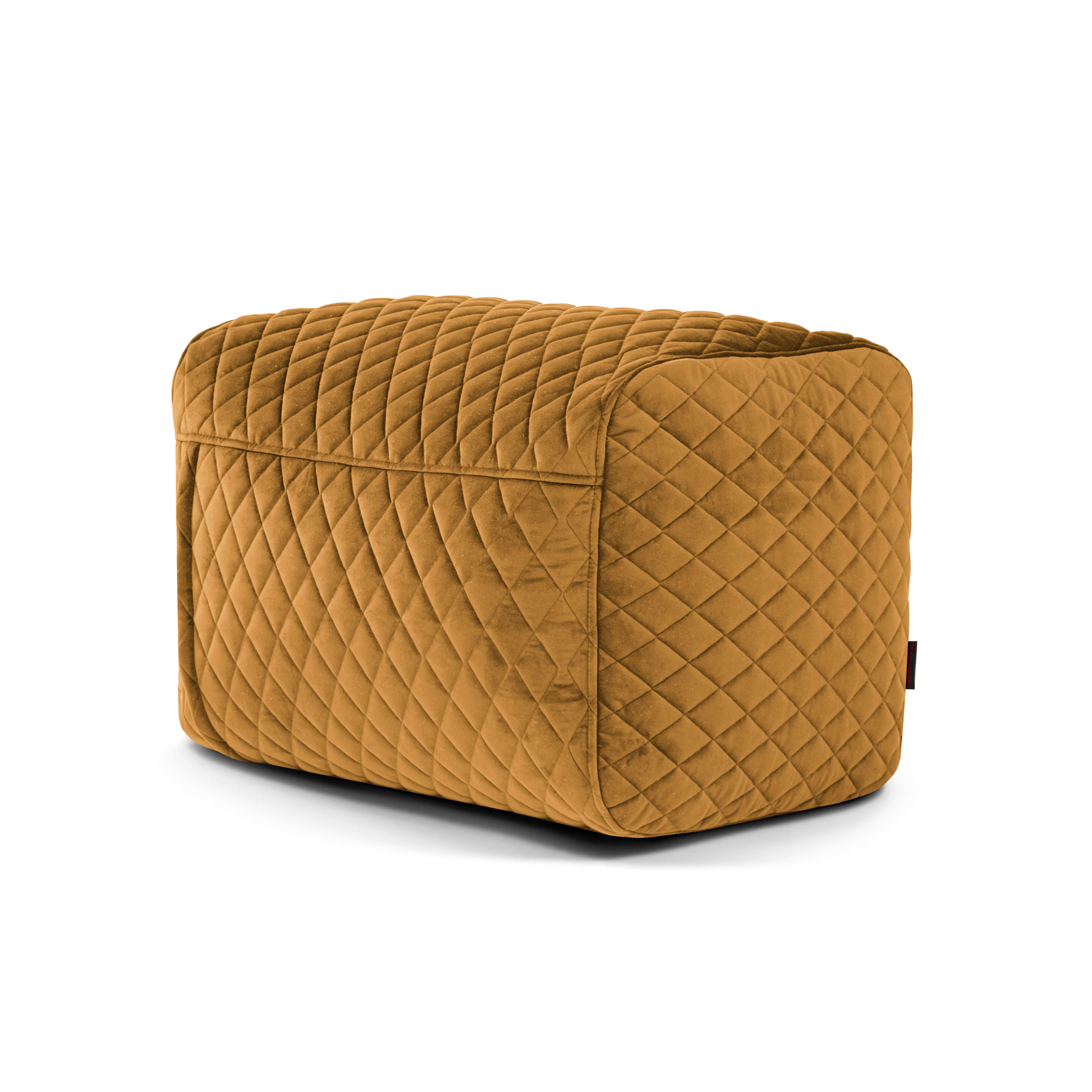 Pouf Plus 70 Lure Luxe Mustard