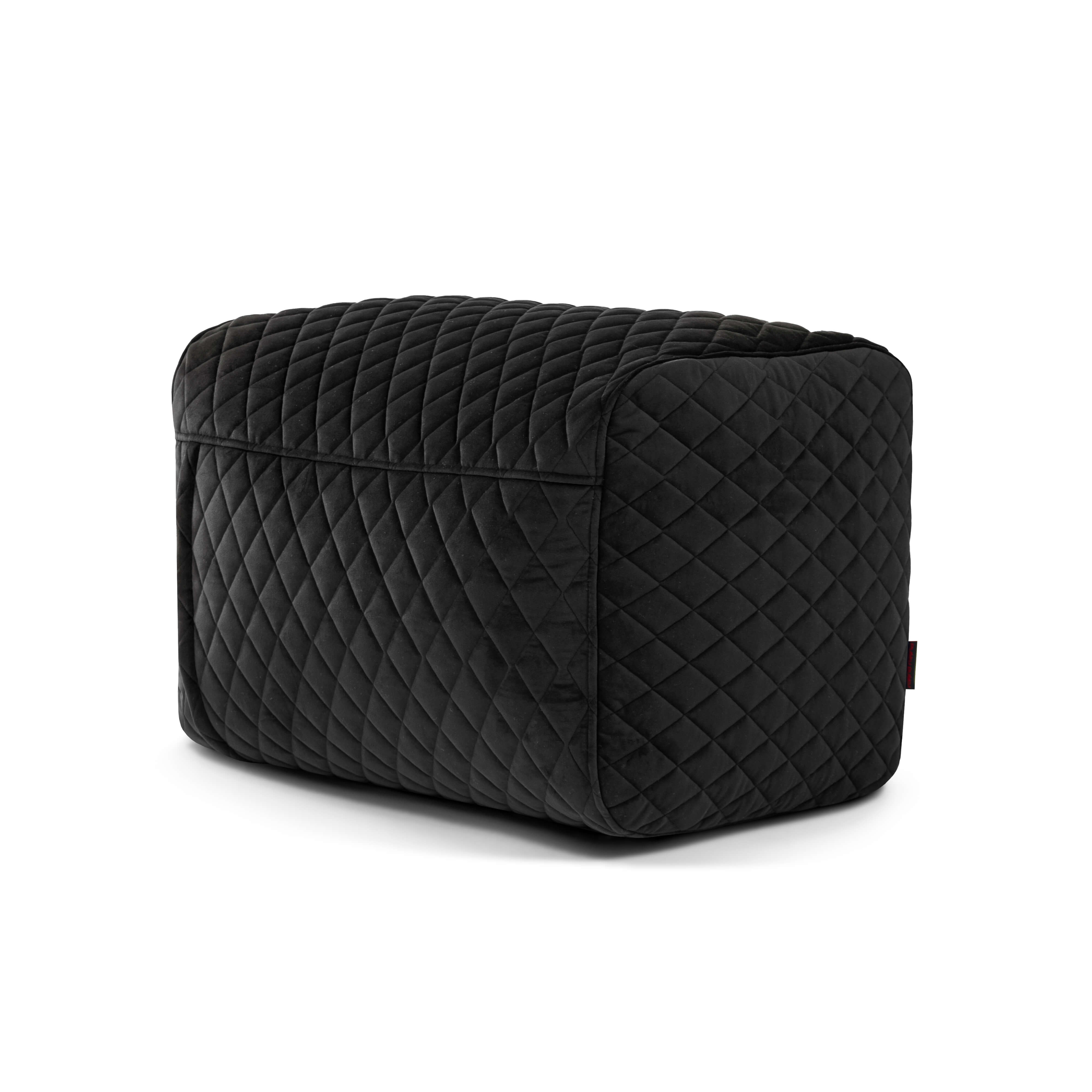 Pouf Plus 70 Lure Luxe Black