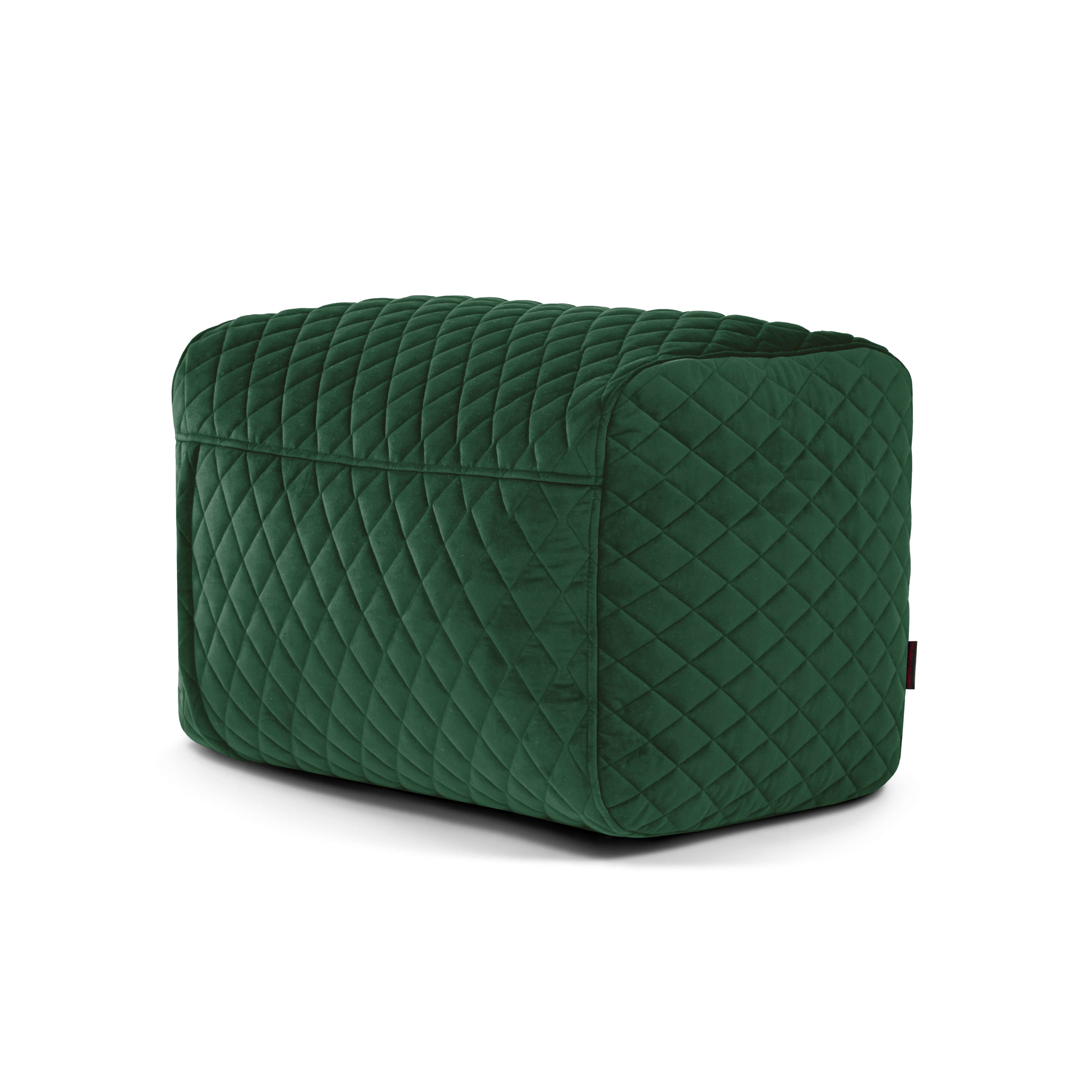 Pouf Plus 70 Lure Luxe Emerald Green