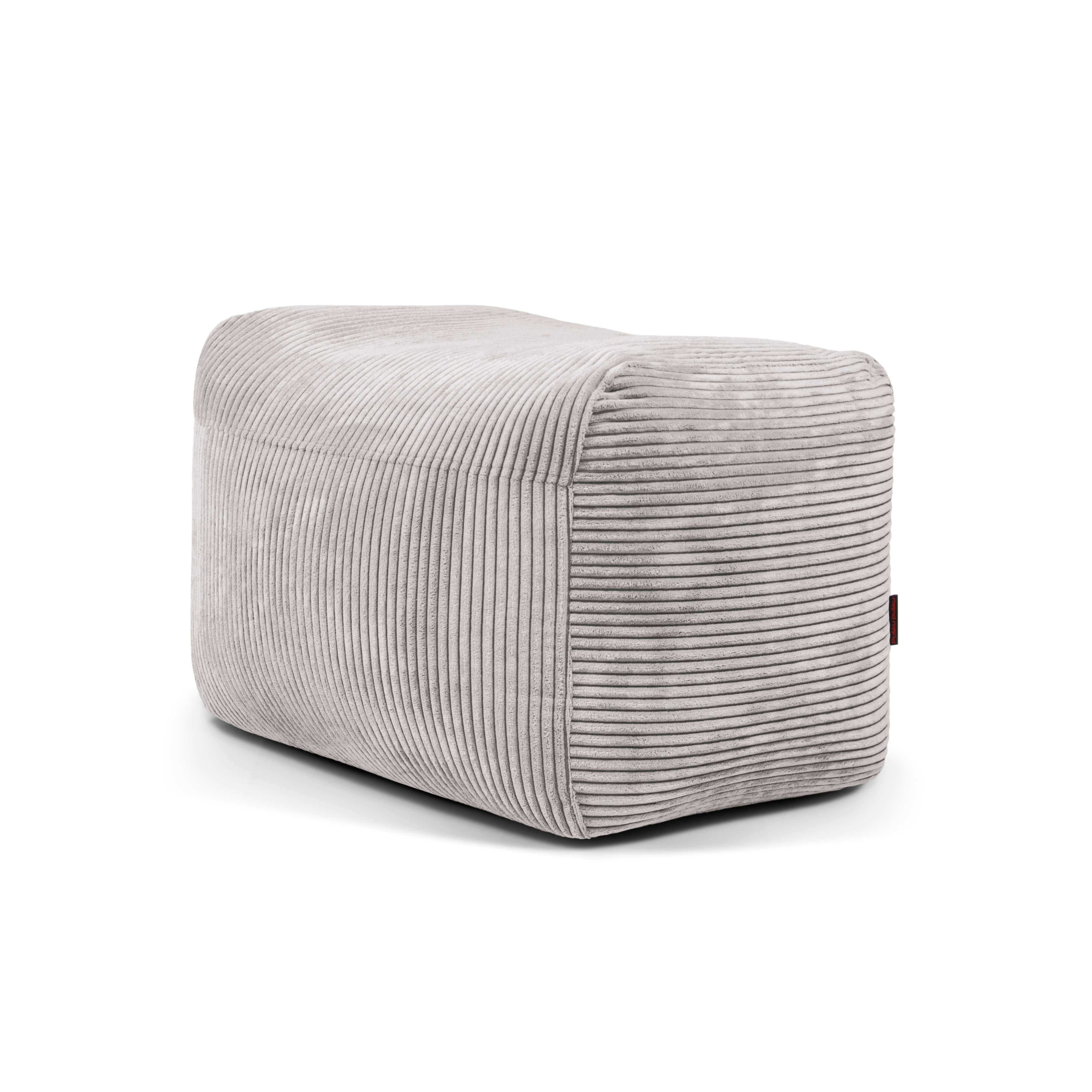 Pouf Plus 70 Waves White Grey