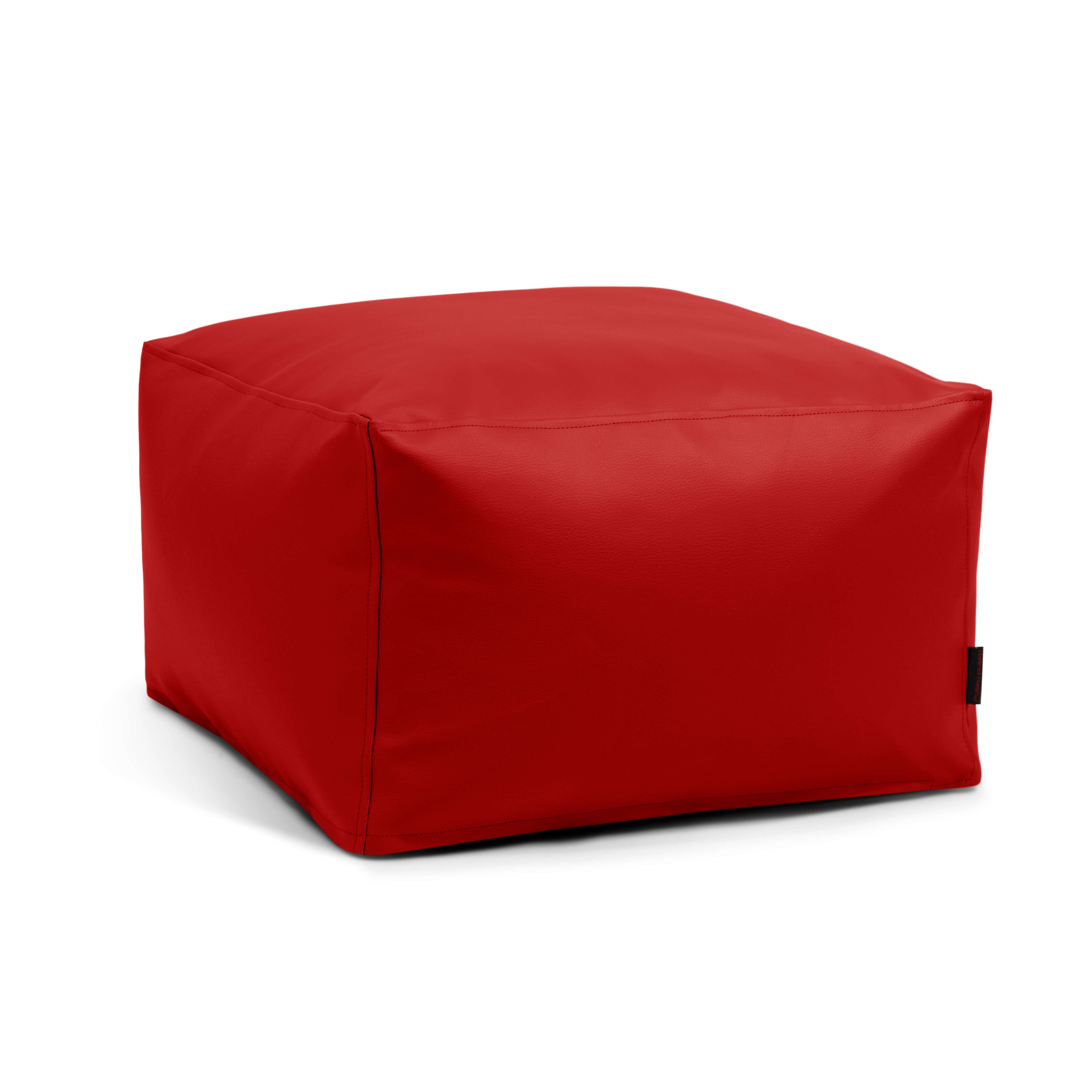 Pouf Softbox Outside Dark Red